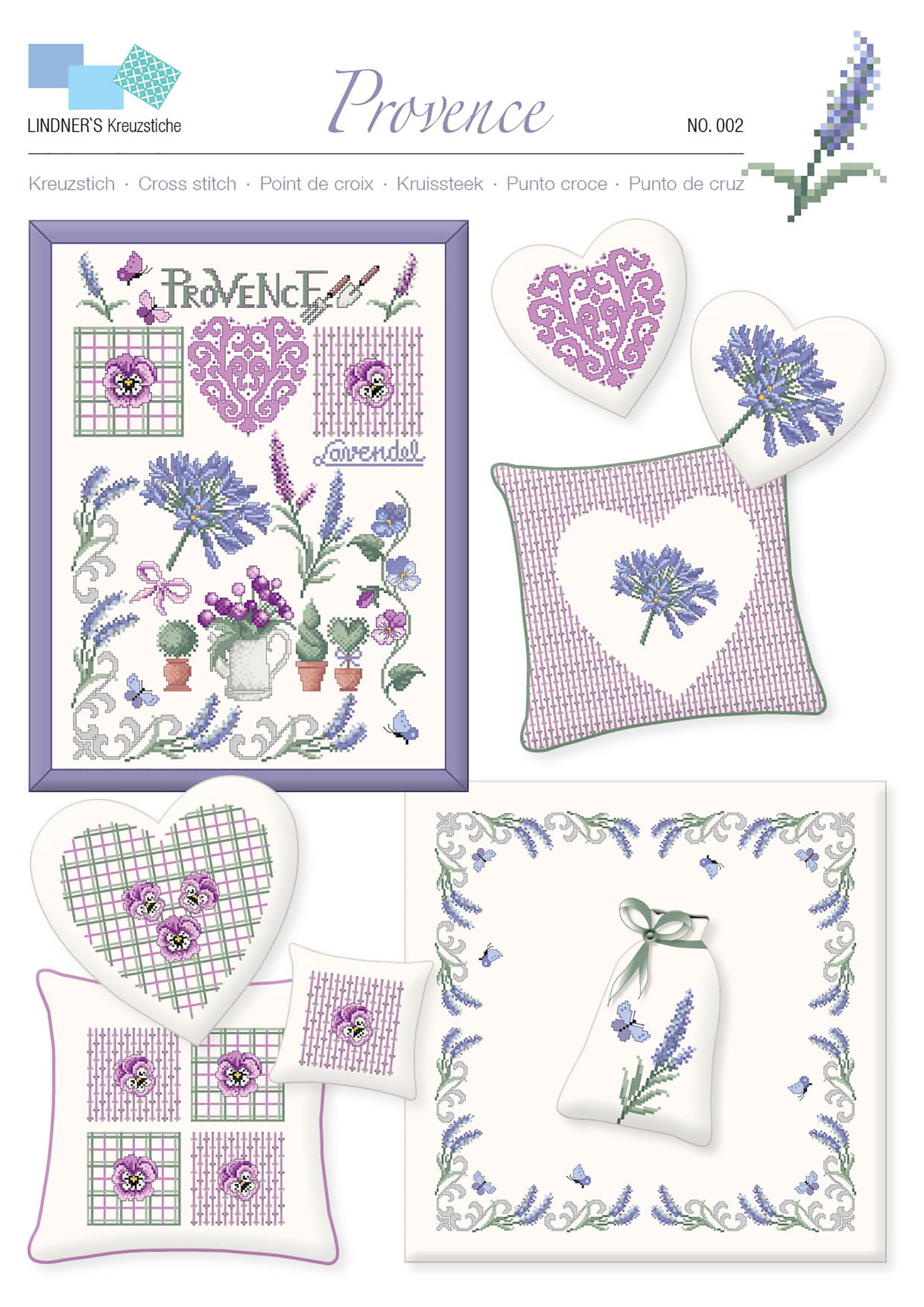 Lindners Cross Stitch Chart Provence ePattern