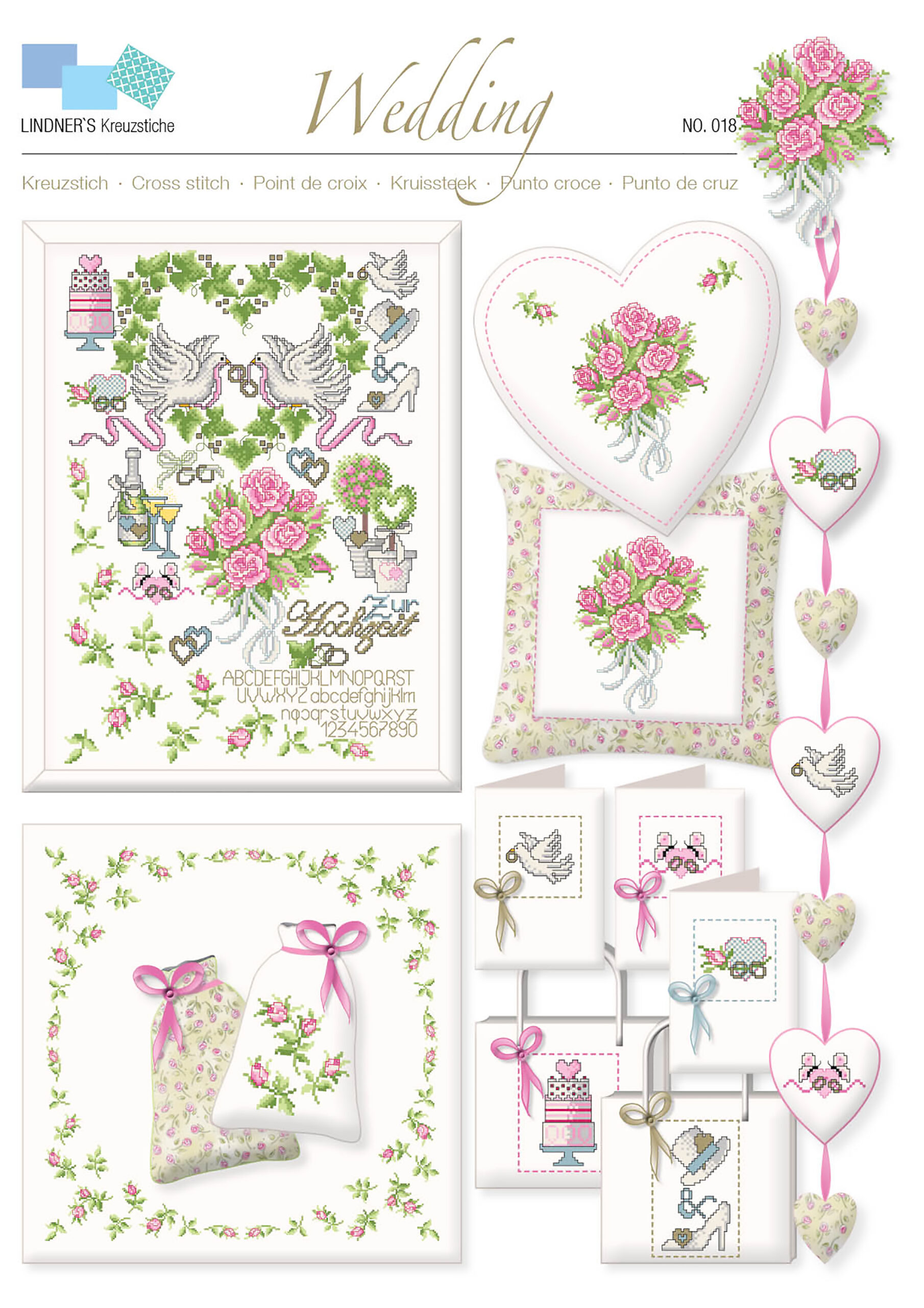 Lindners Cross Stitch Chart Wedding ePattern