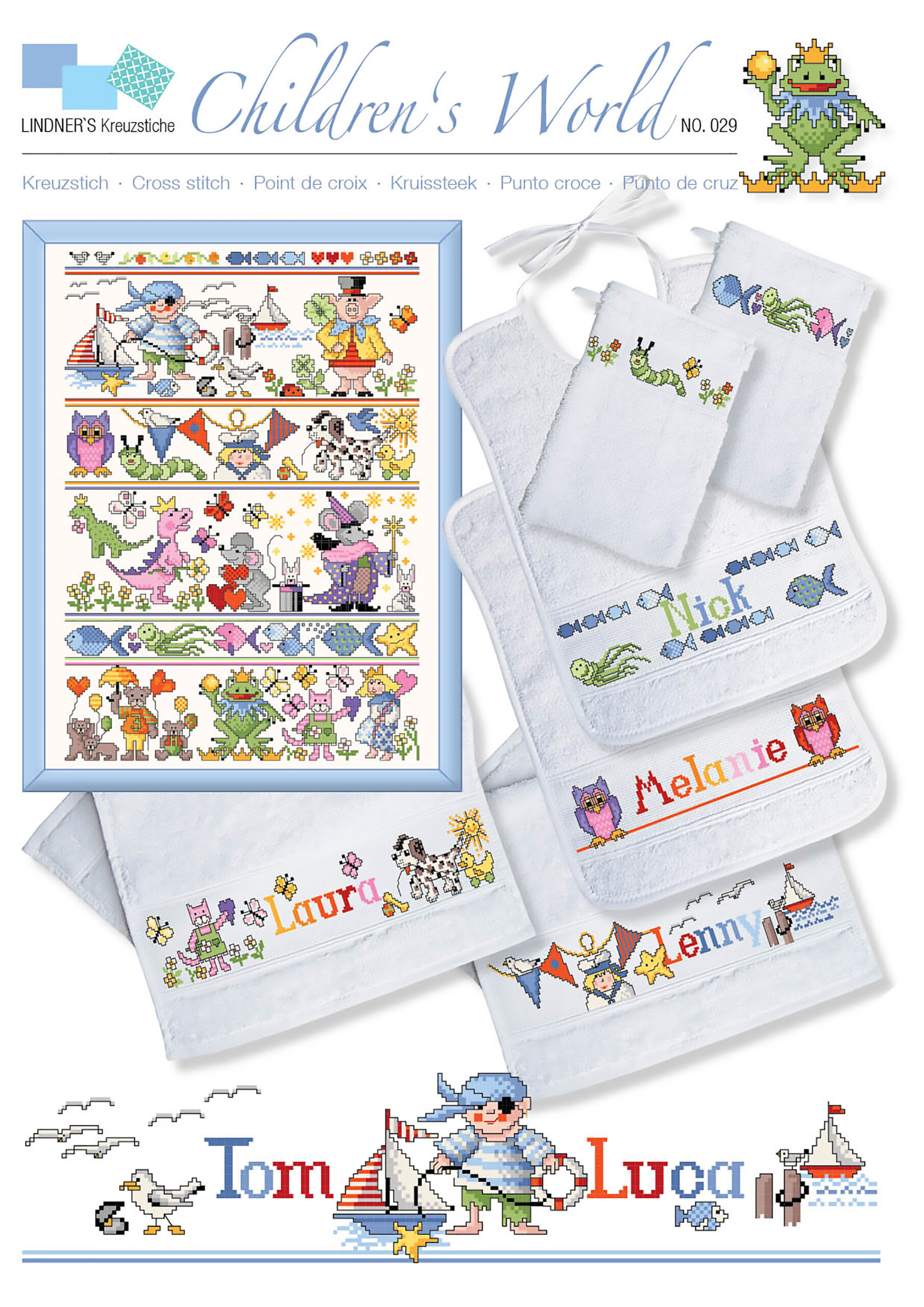 Lindners Cross Stitch Chart Childrens World ePattern