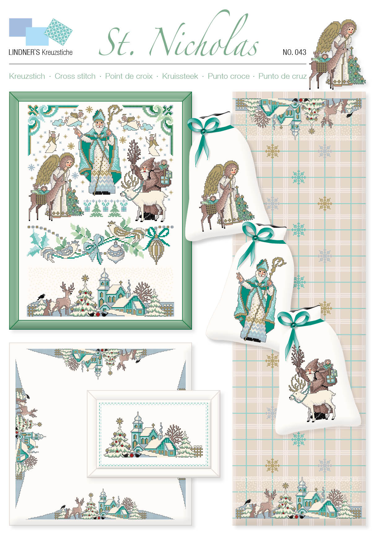 Lindners Cross Stitch Chart St. Nicholas ePattern