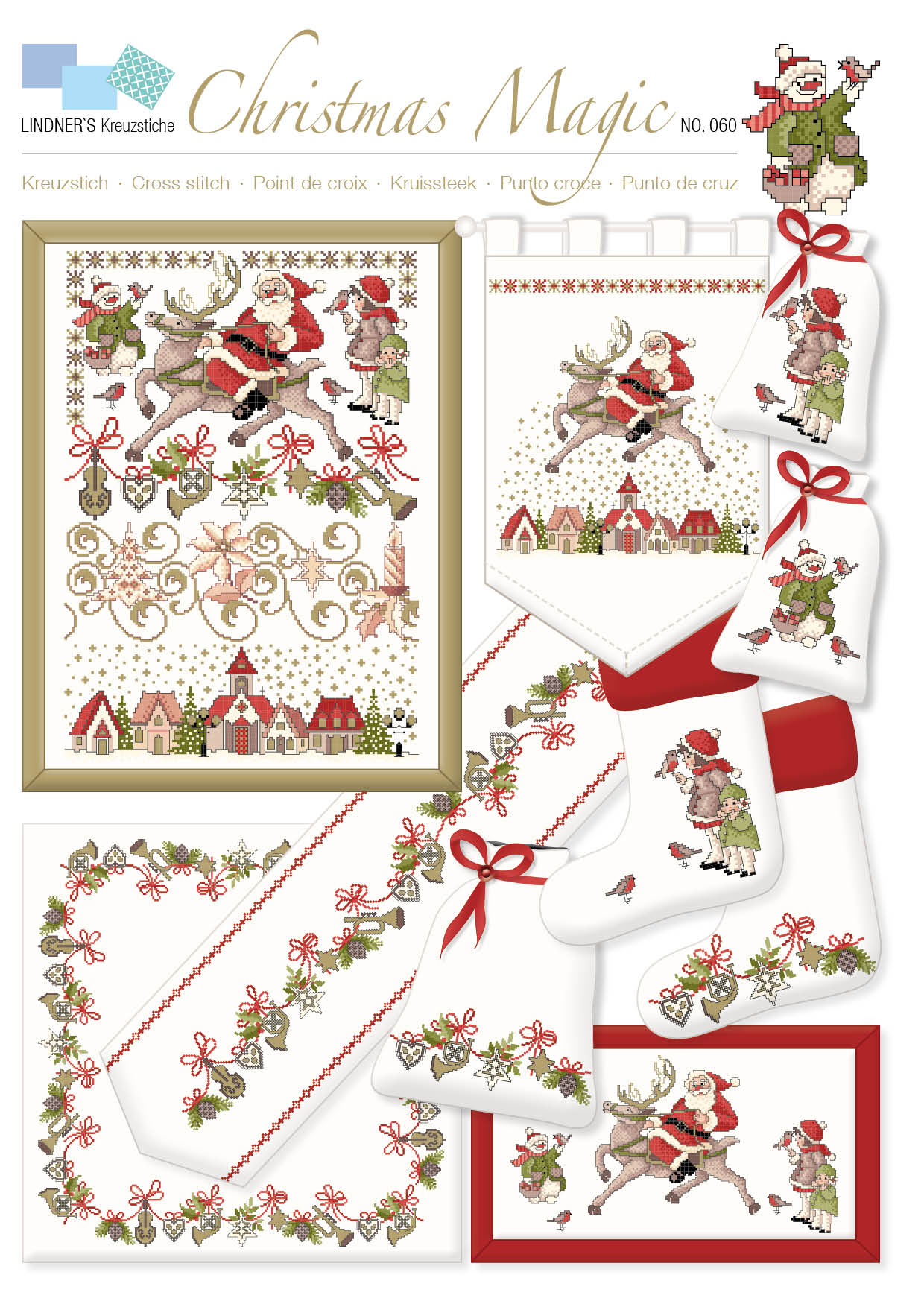 Lindners Cross Stitch Chart Christmas Magic ePattern