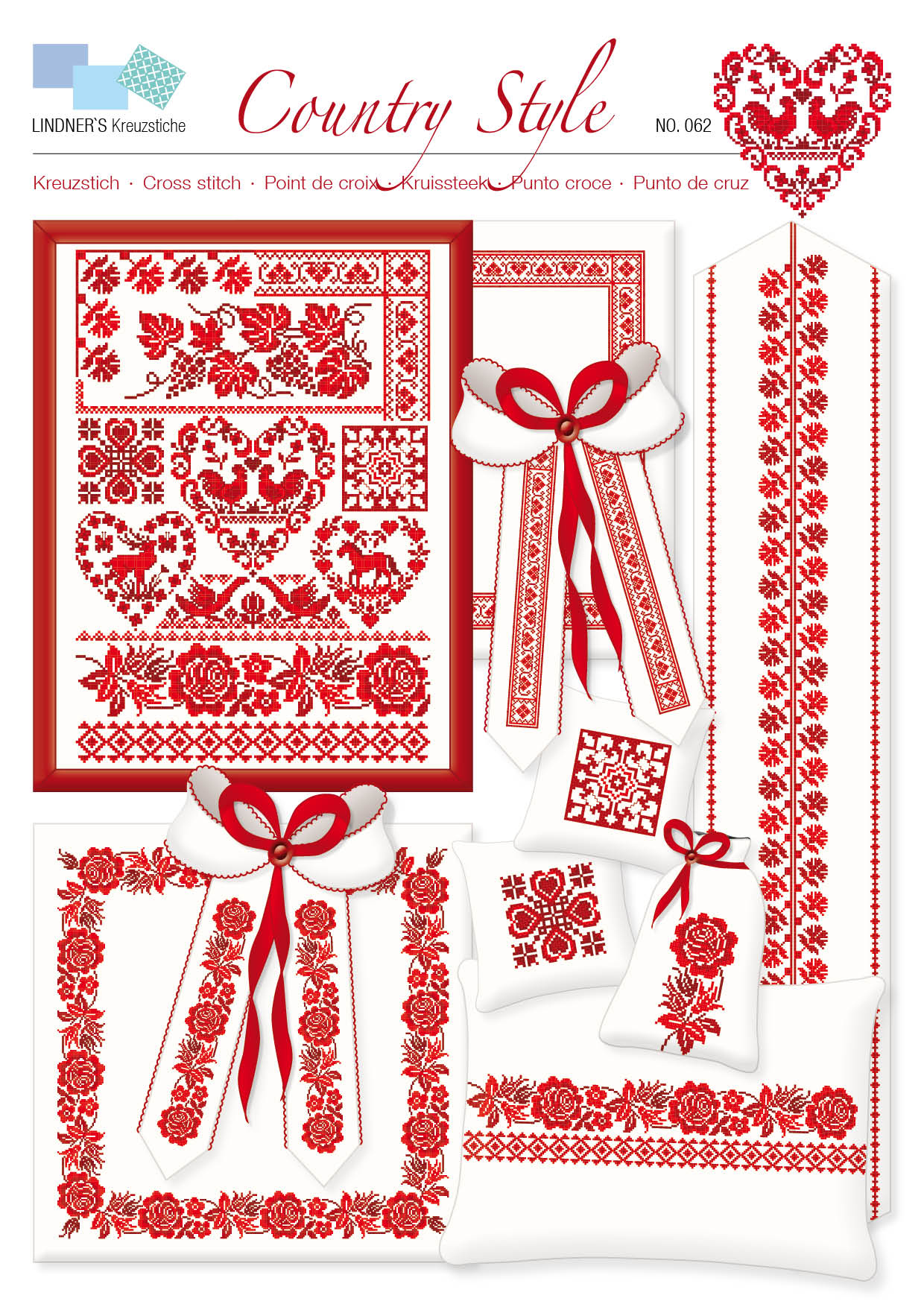 Lindners Cross Stitch Chart Country Style ePattern