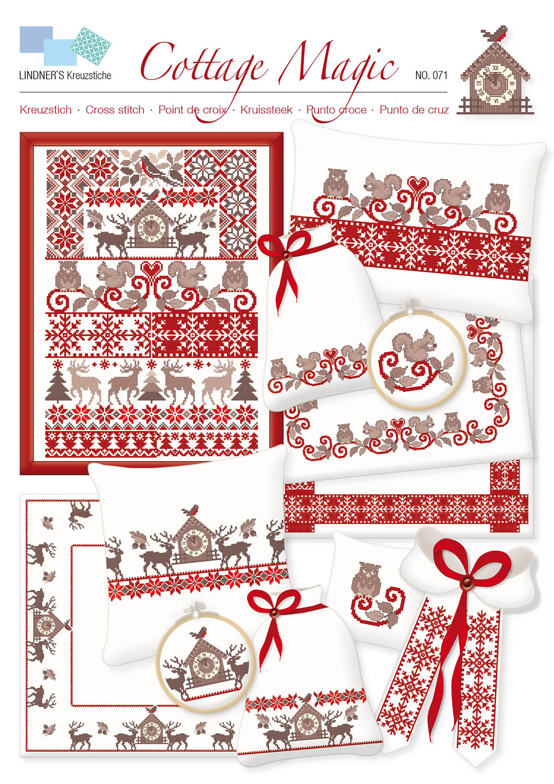 Lindners Cross Stitch Chart Cottage Magic ePattern