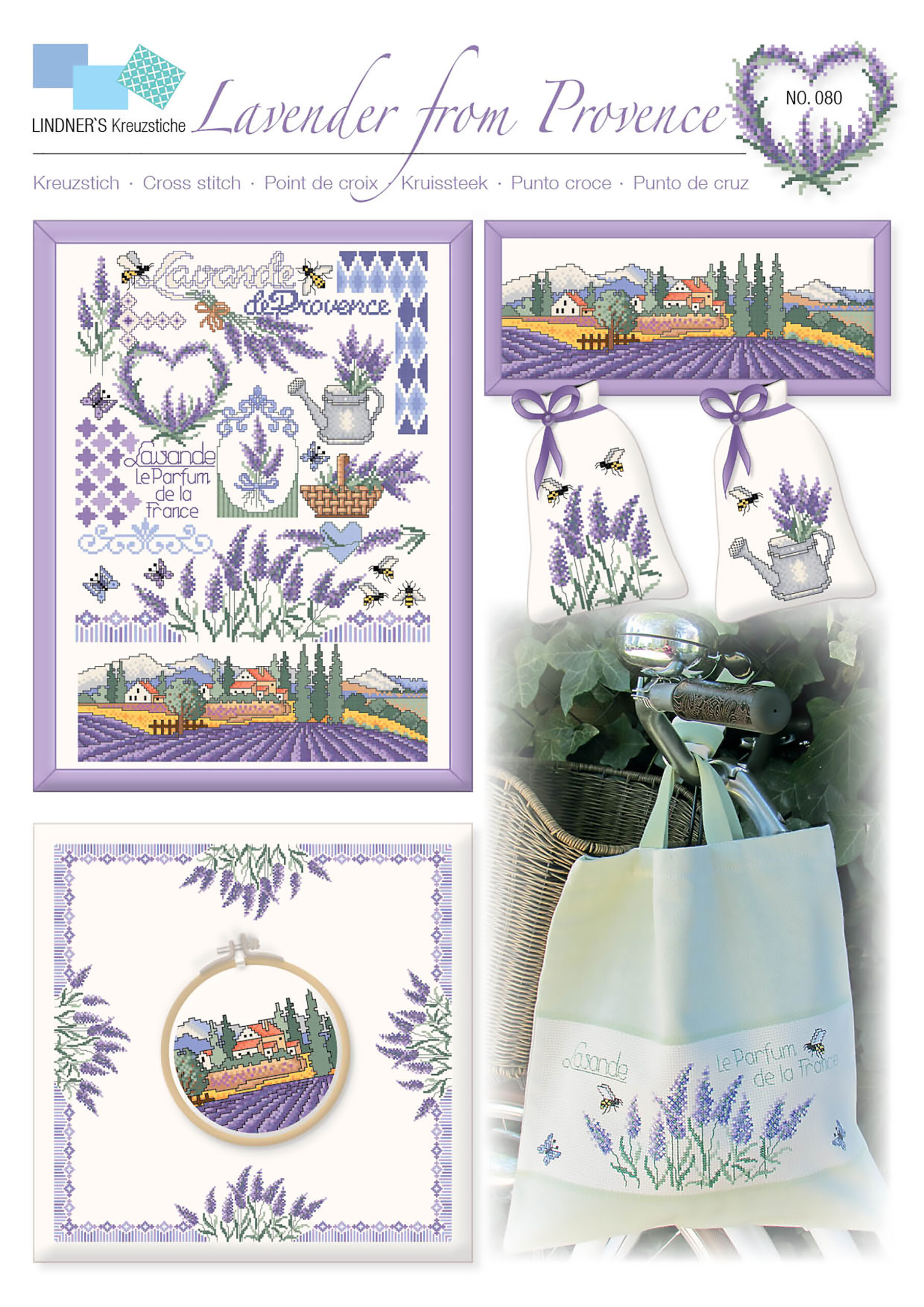 Lindners Cross Stitch Chart Lavender From Provence ePattern