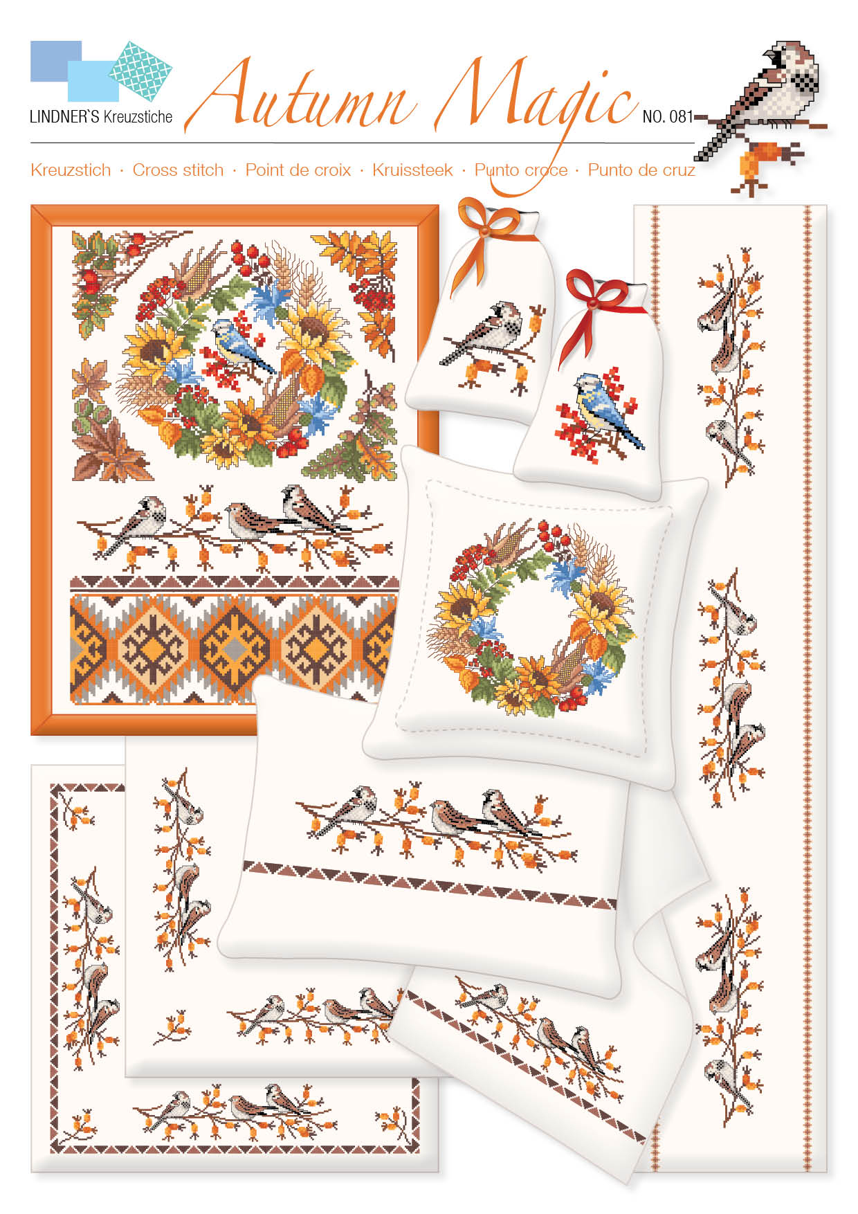 Lindners Cross Stitch Chart Autumn Magic ePattern