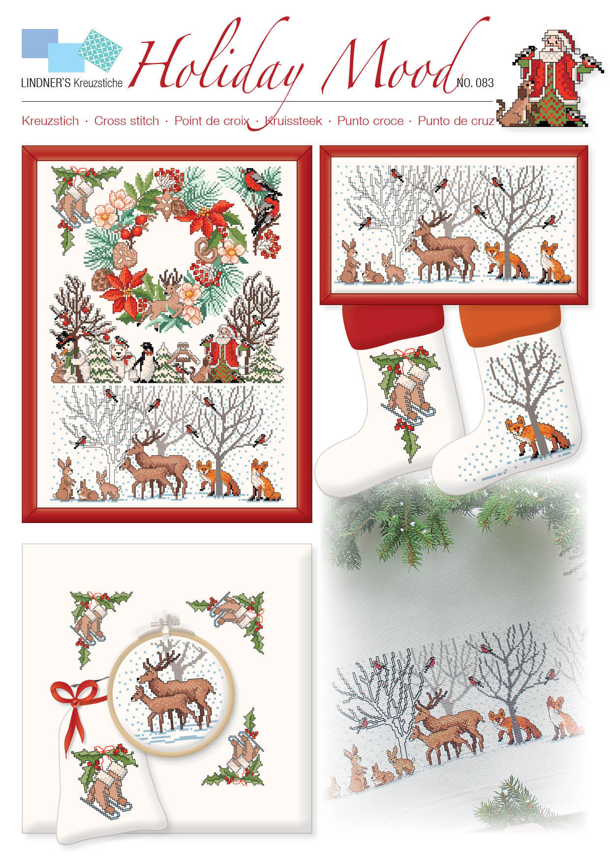 Lindners Cross Stitch Chart Holiday Mood ePattern