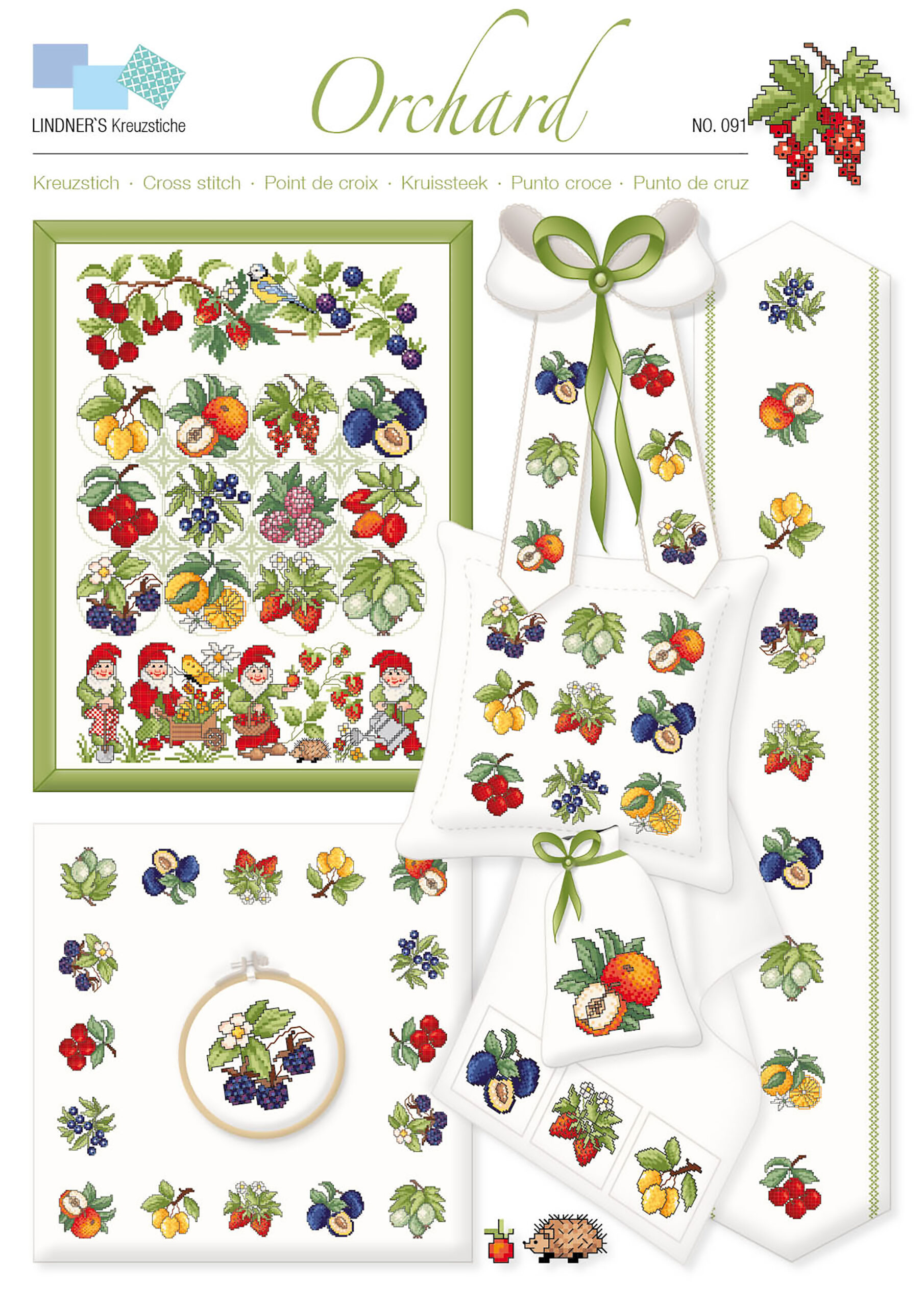 Lindners Cross Stitch Chart Orchard ePattern