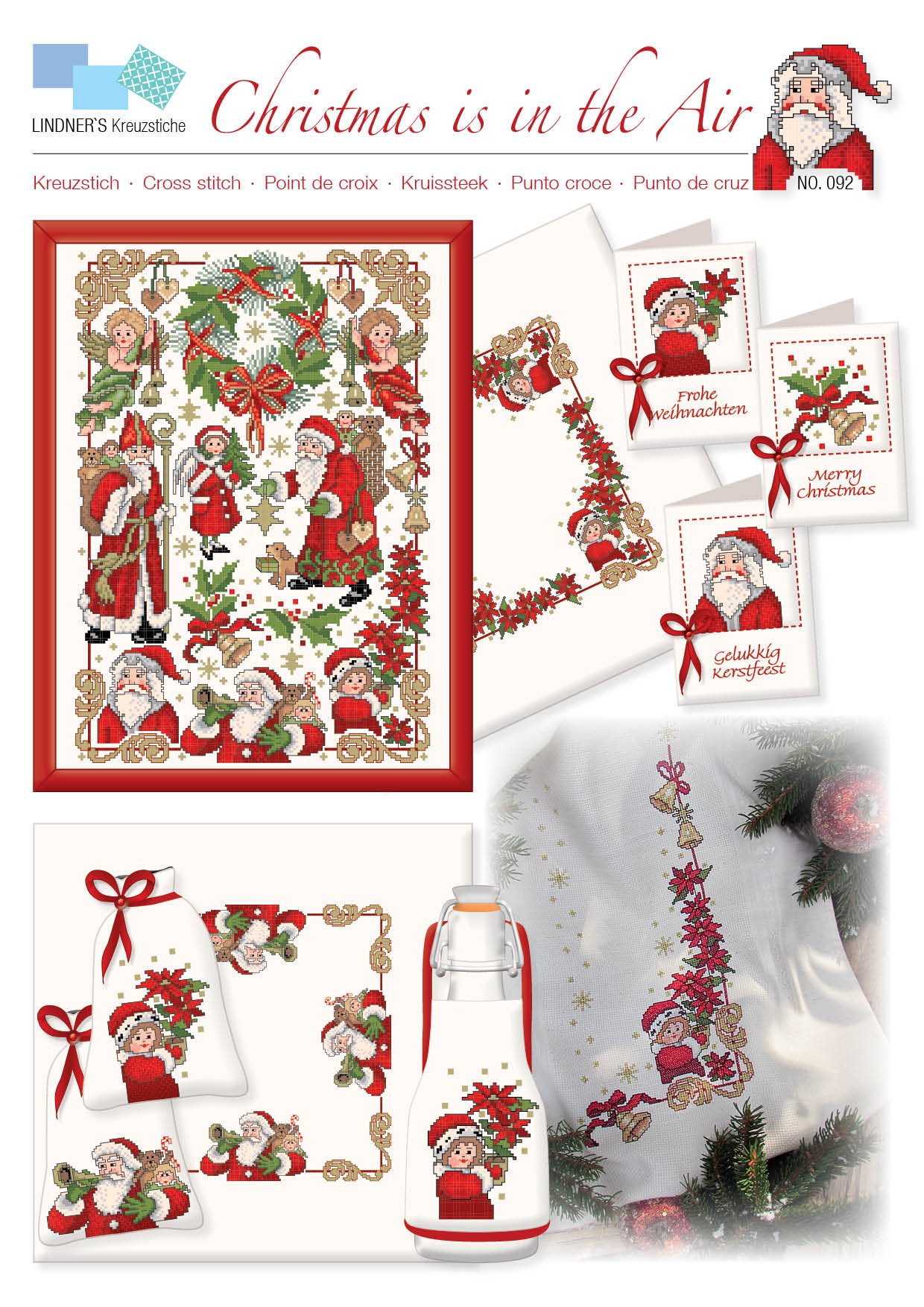 Lindners Cross Stitch Chart Christmas Is In The Air ePattern