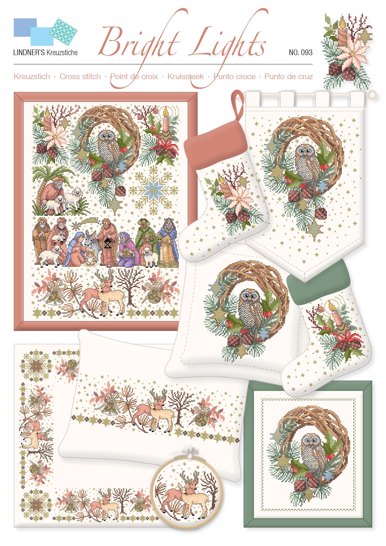 Lindners Cross Stitch Chart Bright Lights ePattern