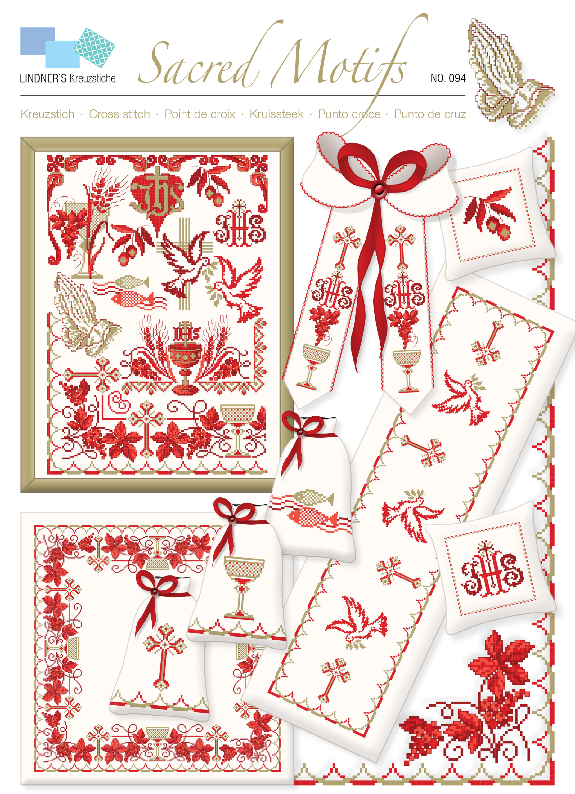 Lindners Cross Stitch Chart Sacred Motifs ePattern