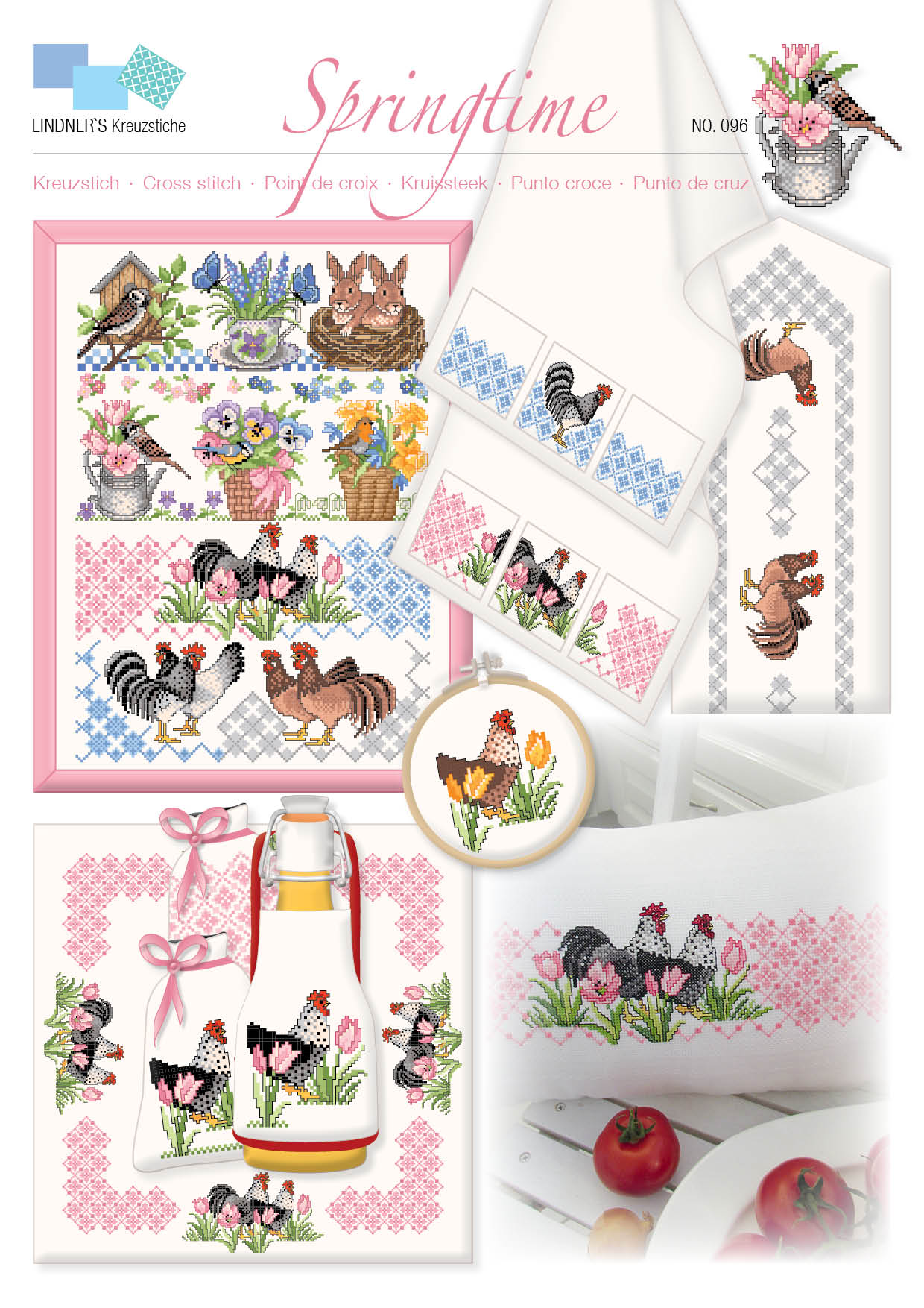 Lindners Cross Stitch Chart Springtime ePattern