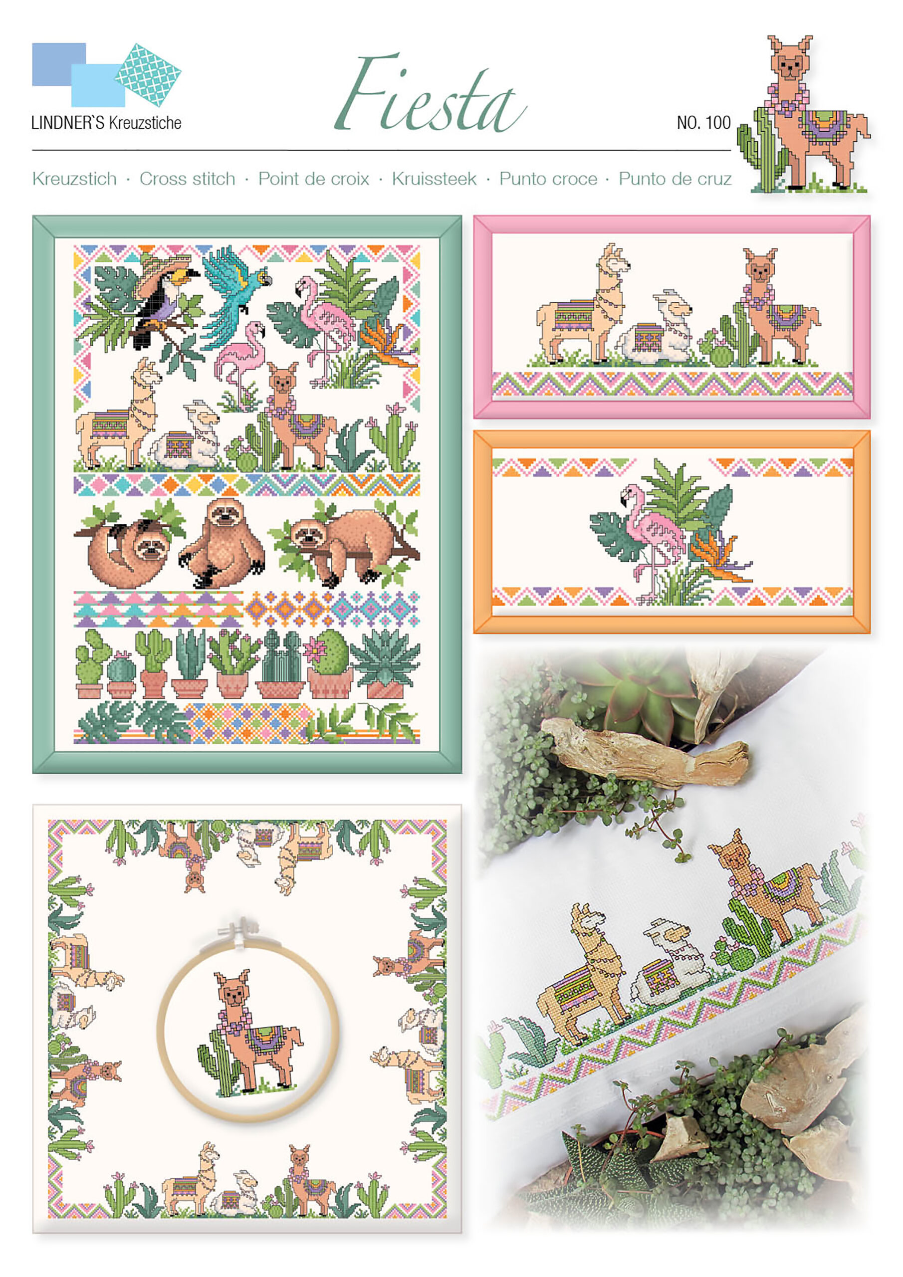 Lindners Cross Stitch Chart Fiesta ePattern