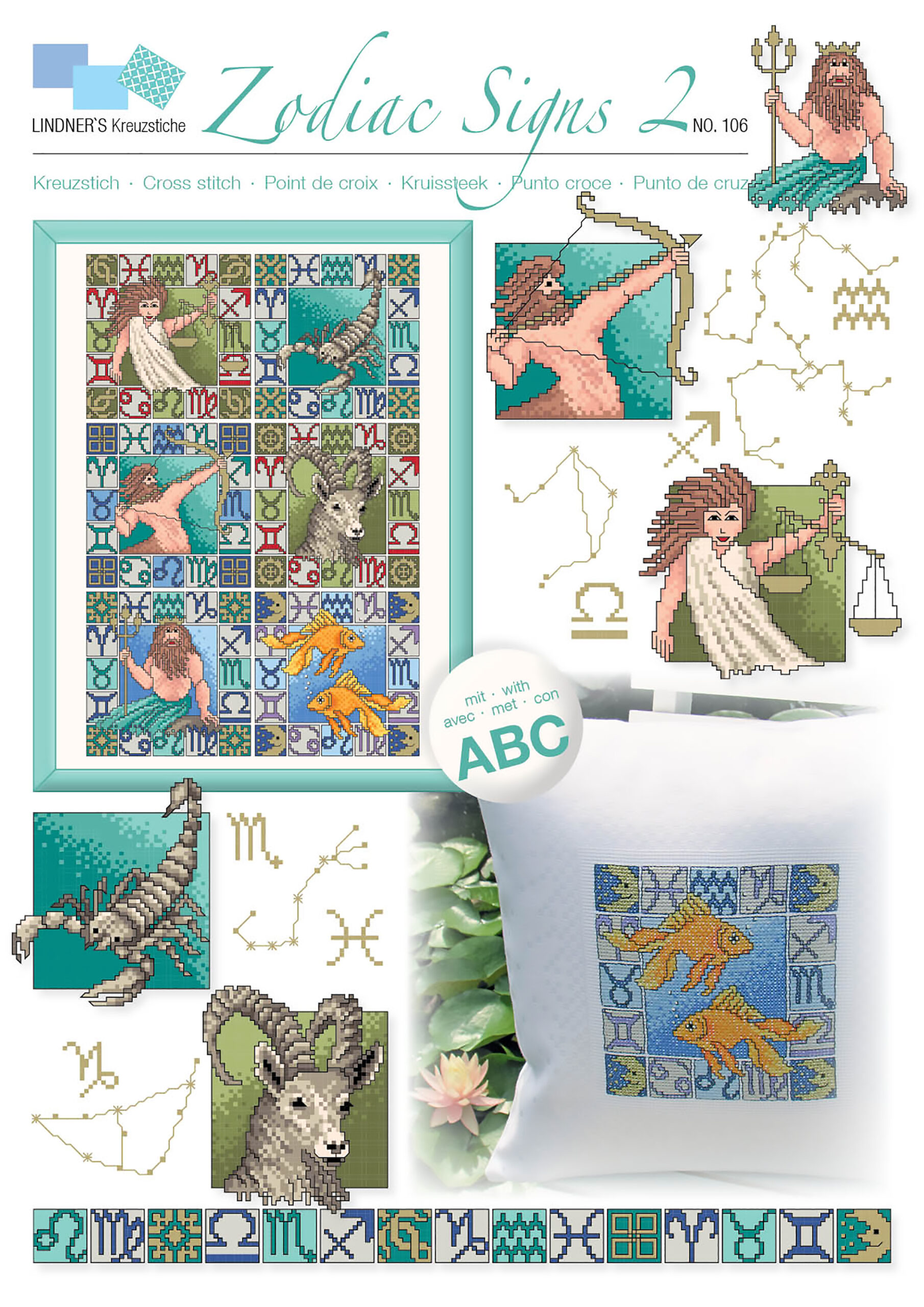 Lindners Cross Stitch Chart Zodiac Signs 2 ePattern