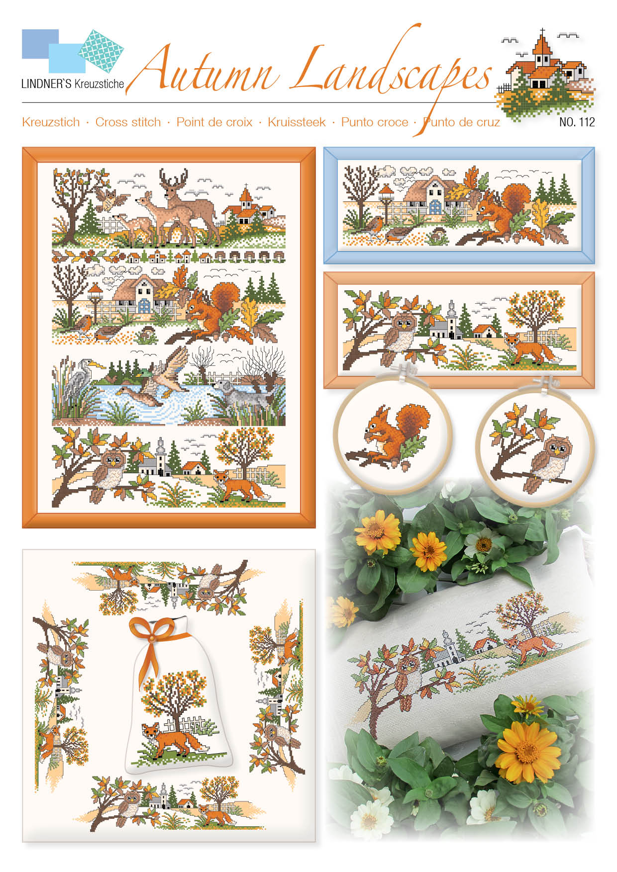 Lindners Cross Stitch Chart Autumn Landscapes ePattern