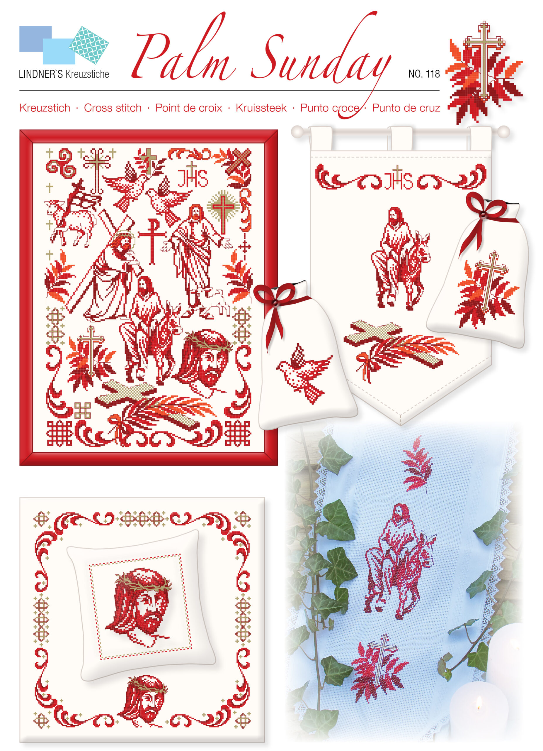 Lindners Cross Stitch Chart Palm Sunday ePattern