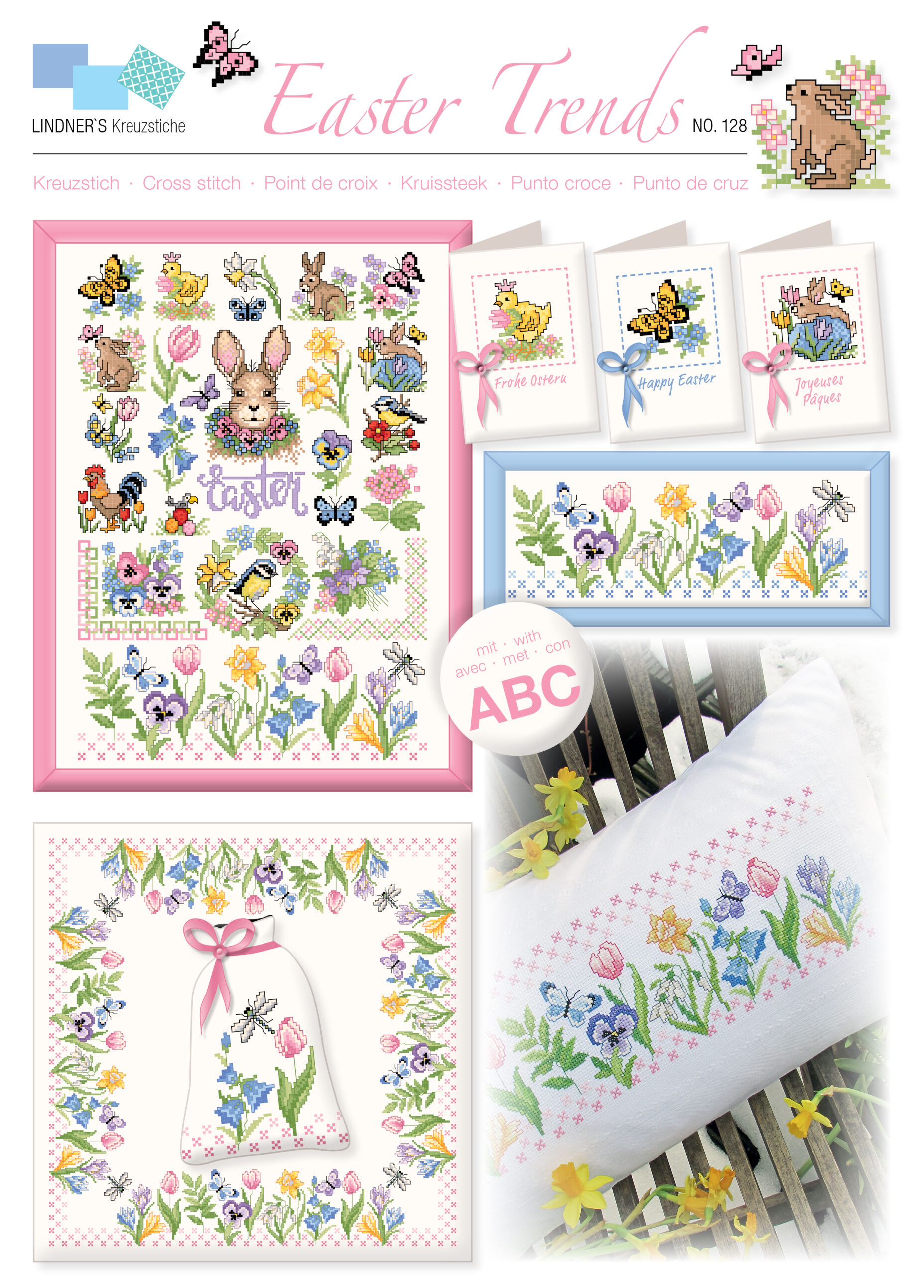 Lindners Cross Stitch Chart Easter Trends ePattern