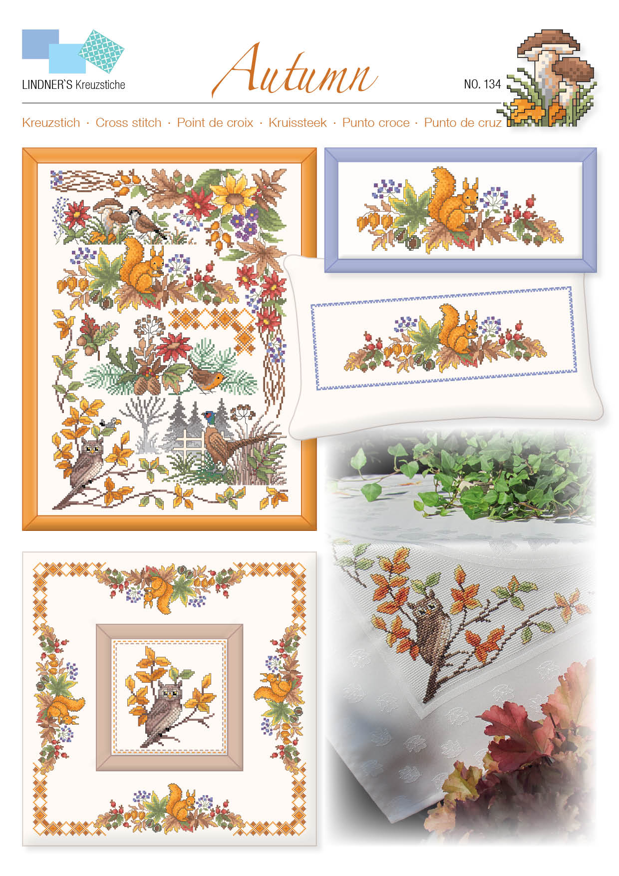 Lindners Cross Stitch Chart Autumn ePattern