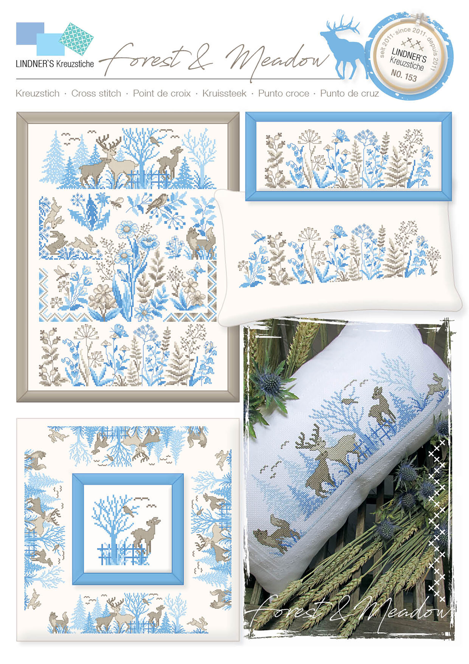 Leisure Arts ePattern XStitch Forest Meadow