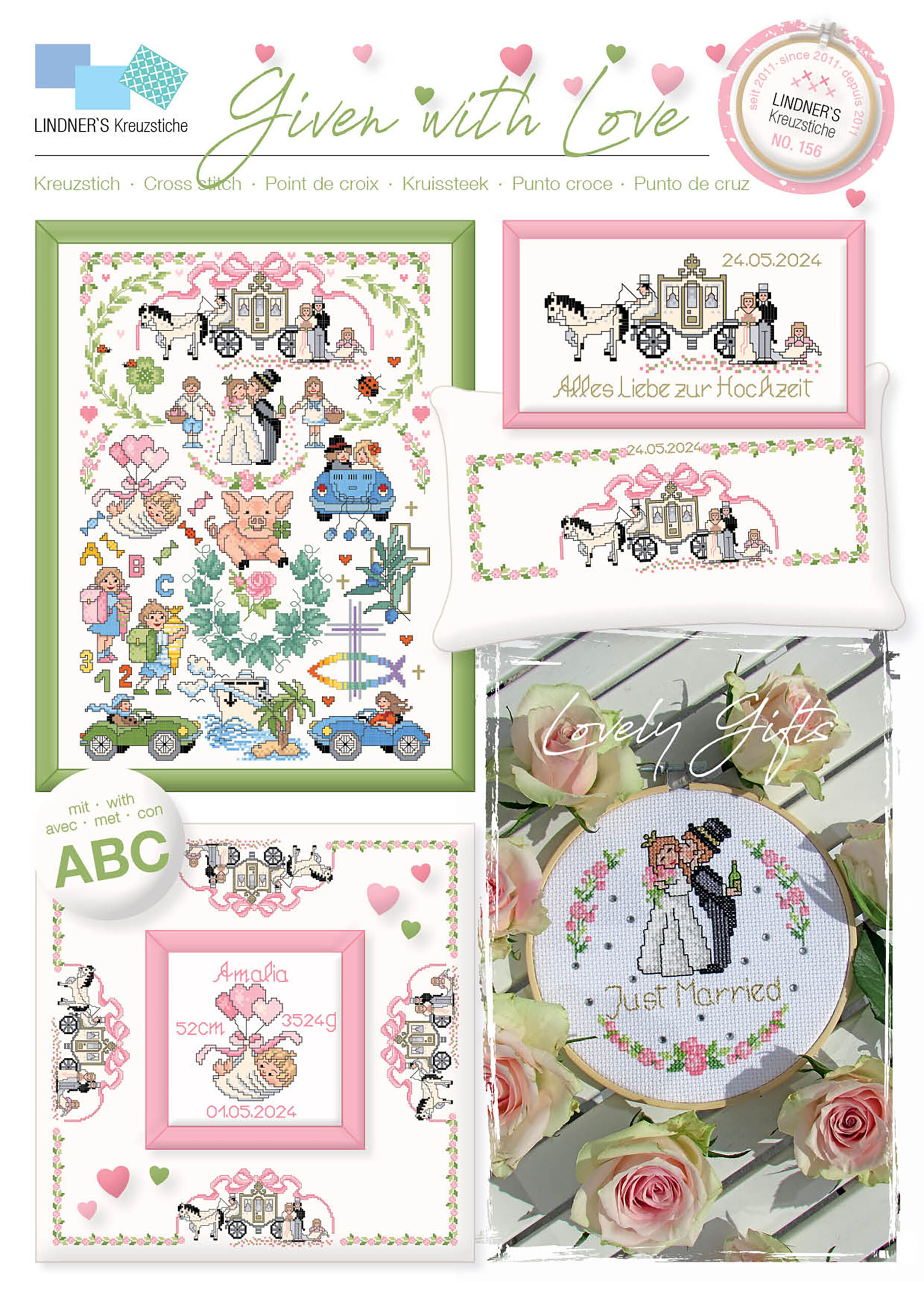 Leisure Arts ePattern XStitch Given with Love