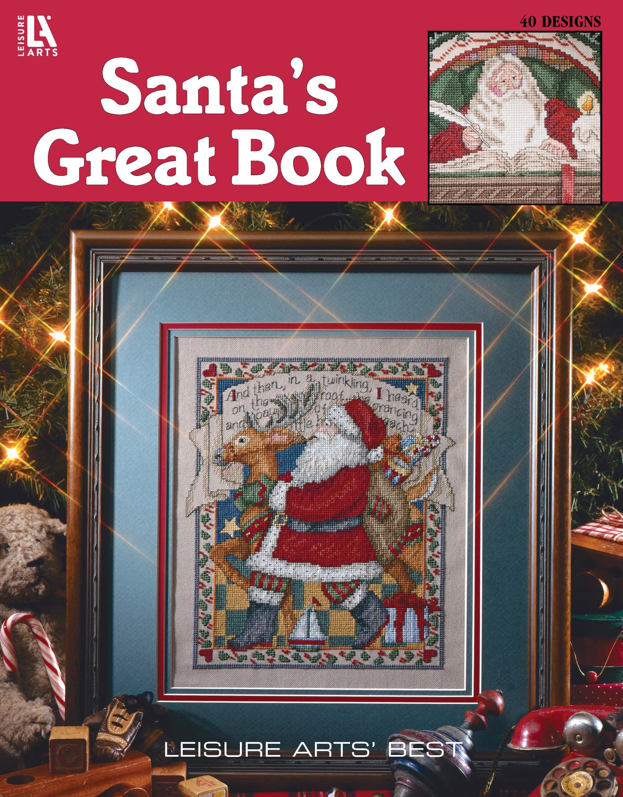 Santa's Great Book Cross Stitch