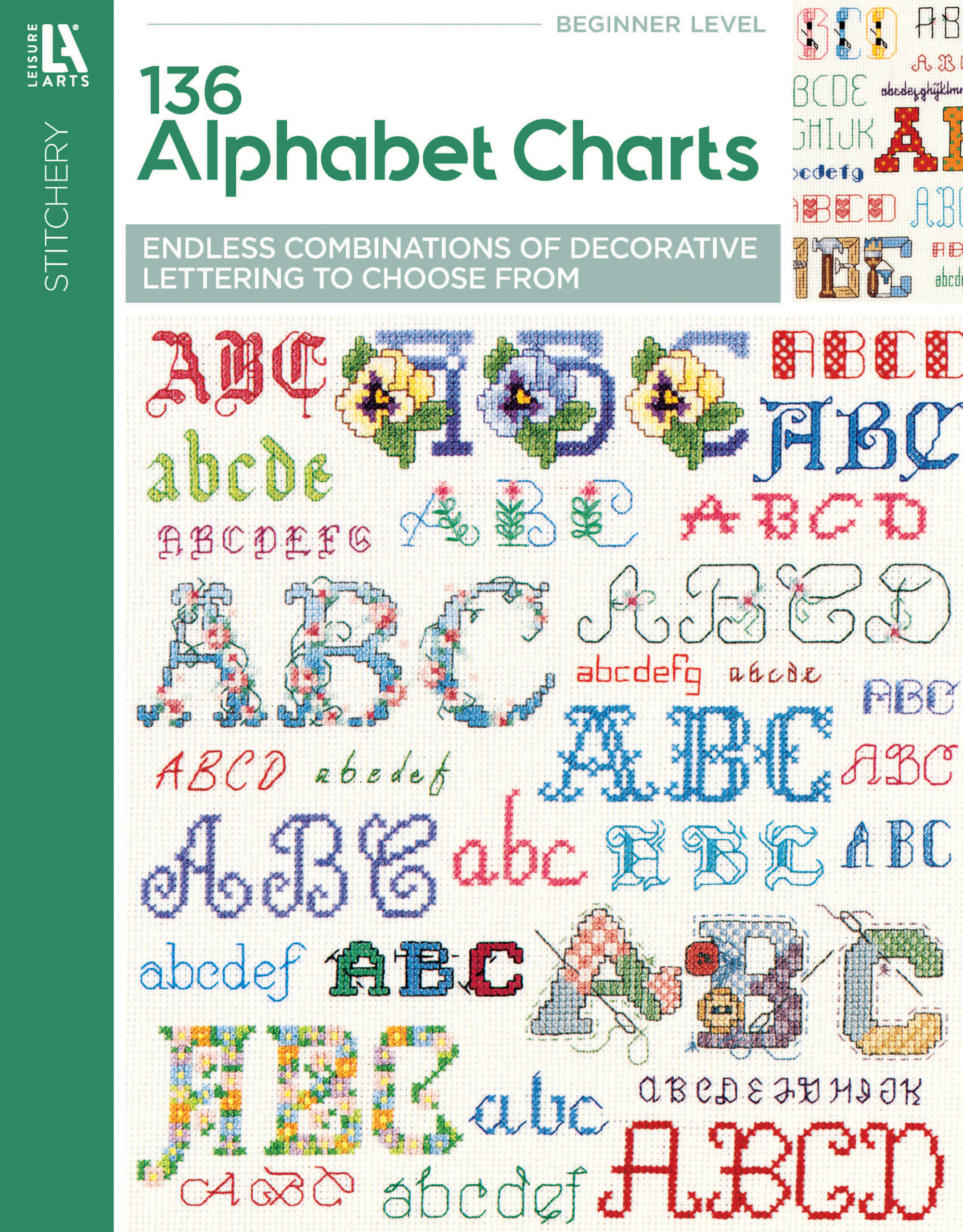Cross Stitch 136 Alphabet Charts
