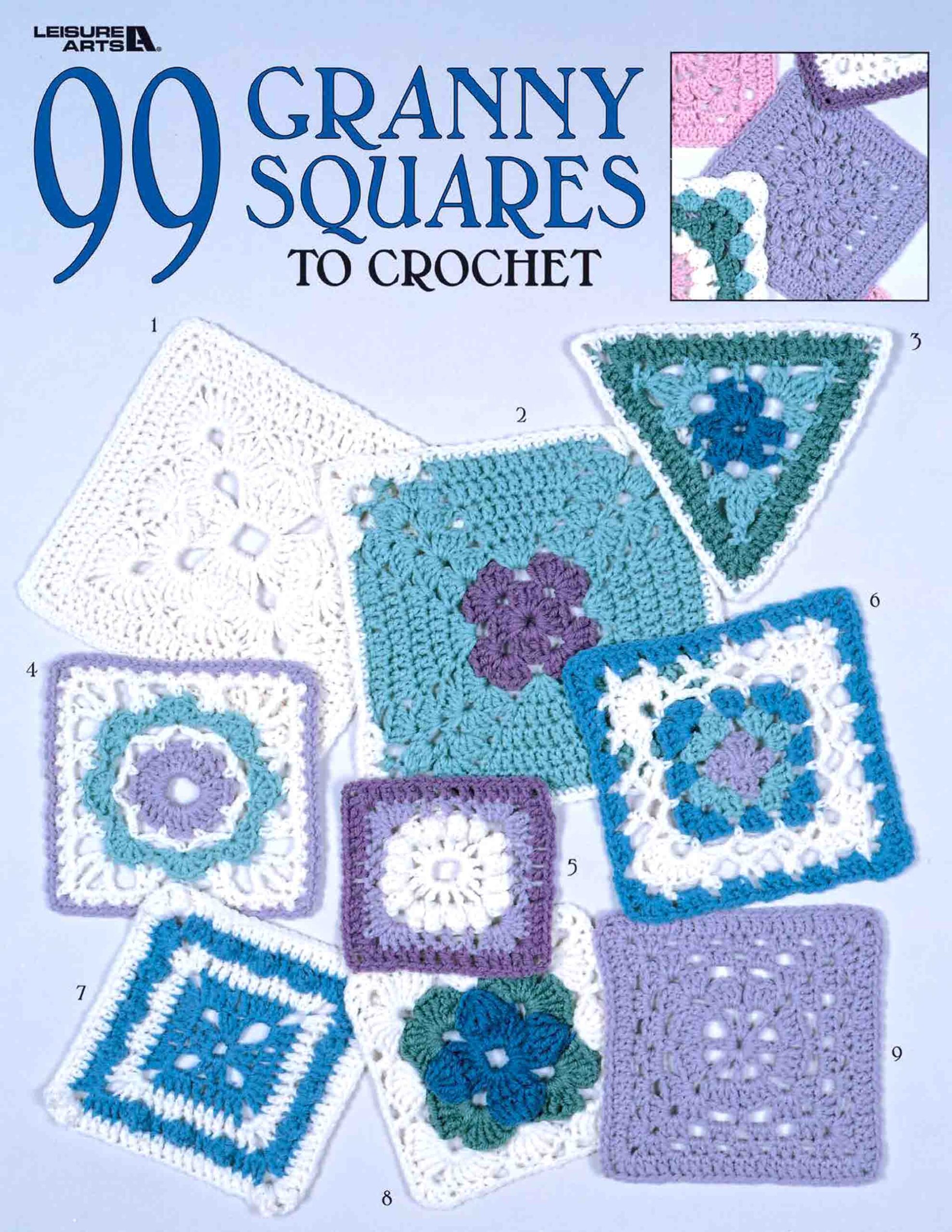 99 Granny Squares To Crochet