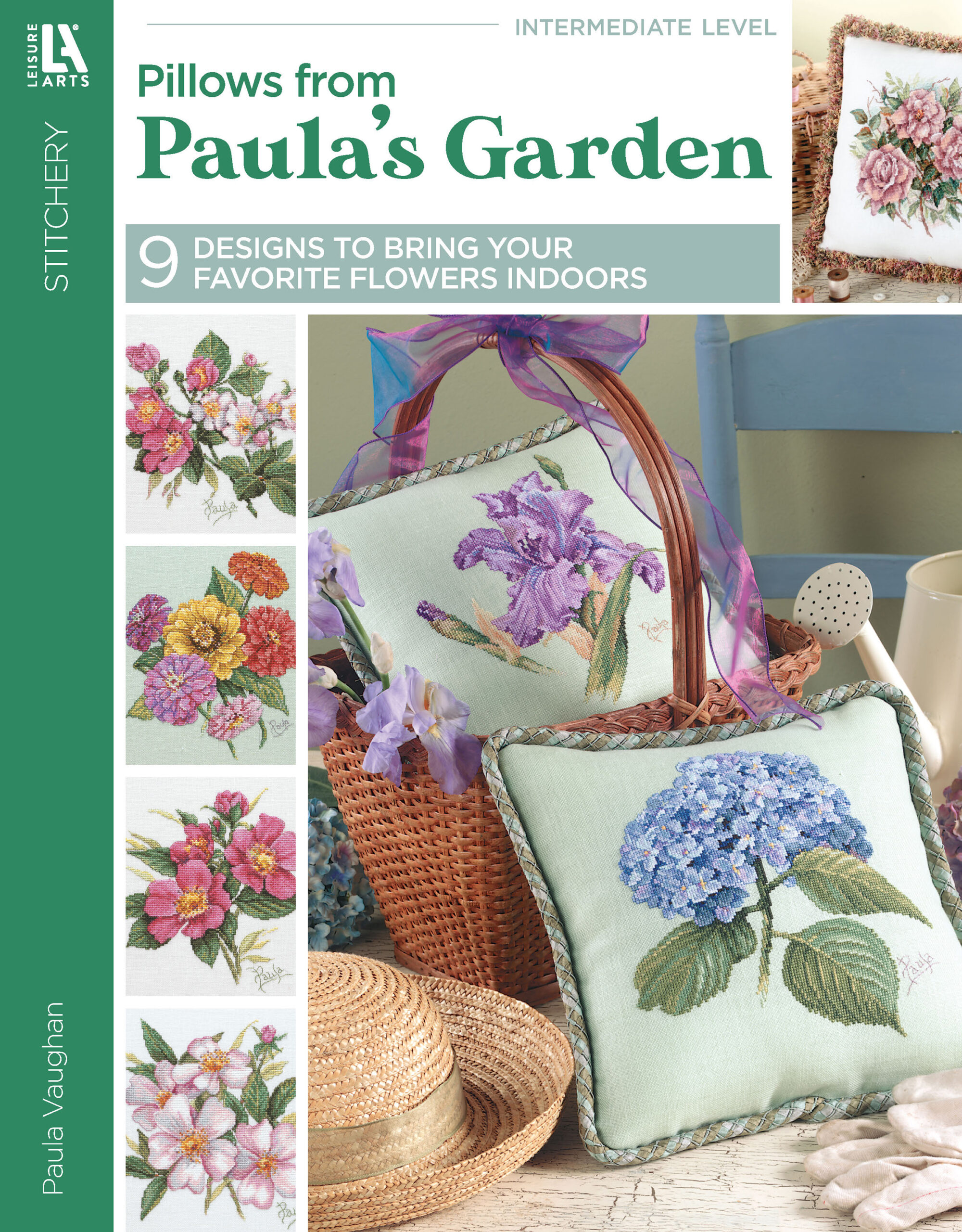 Stitchery Pillows From Paula's Garden Cross Stitch