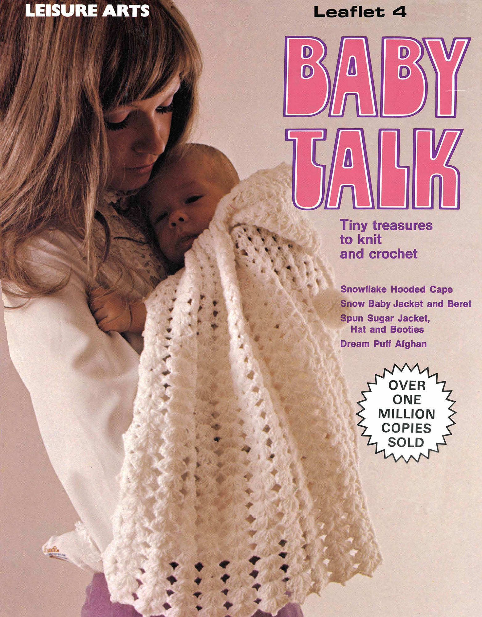Leisure Arts Leaflet 4 Baby Talk Knit Crochet eBook