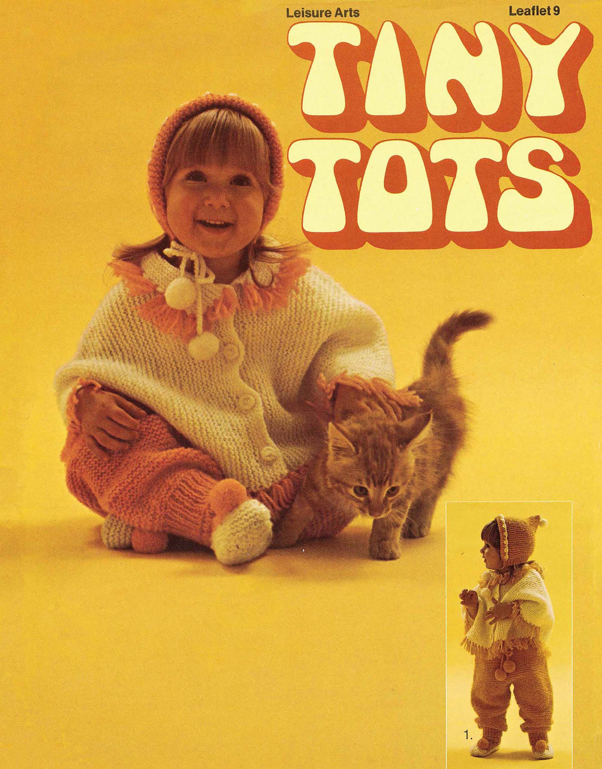 Leisure Arts Leaflet 9 Tiny Tots Knit Crochet eBook