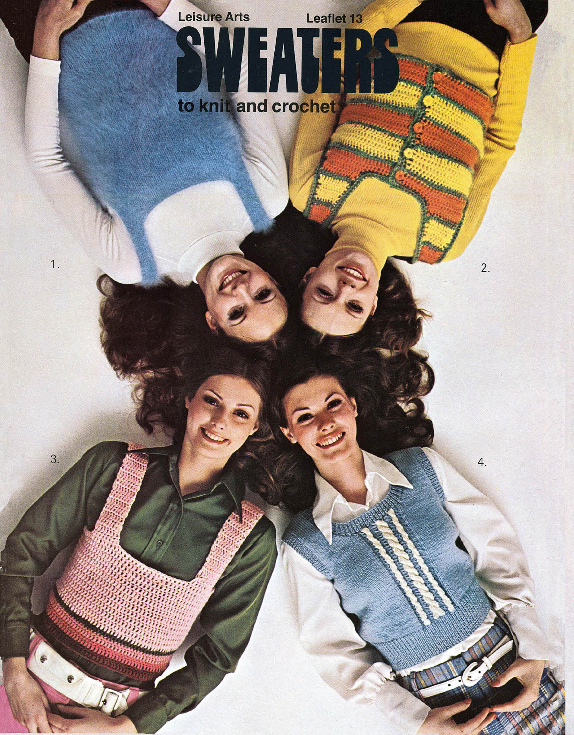 Leisure Arts Leaflet 13 Sweaters To Knit And Crochet eBook