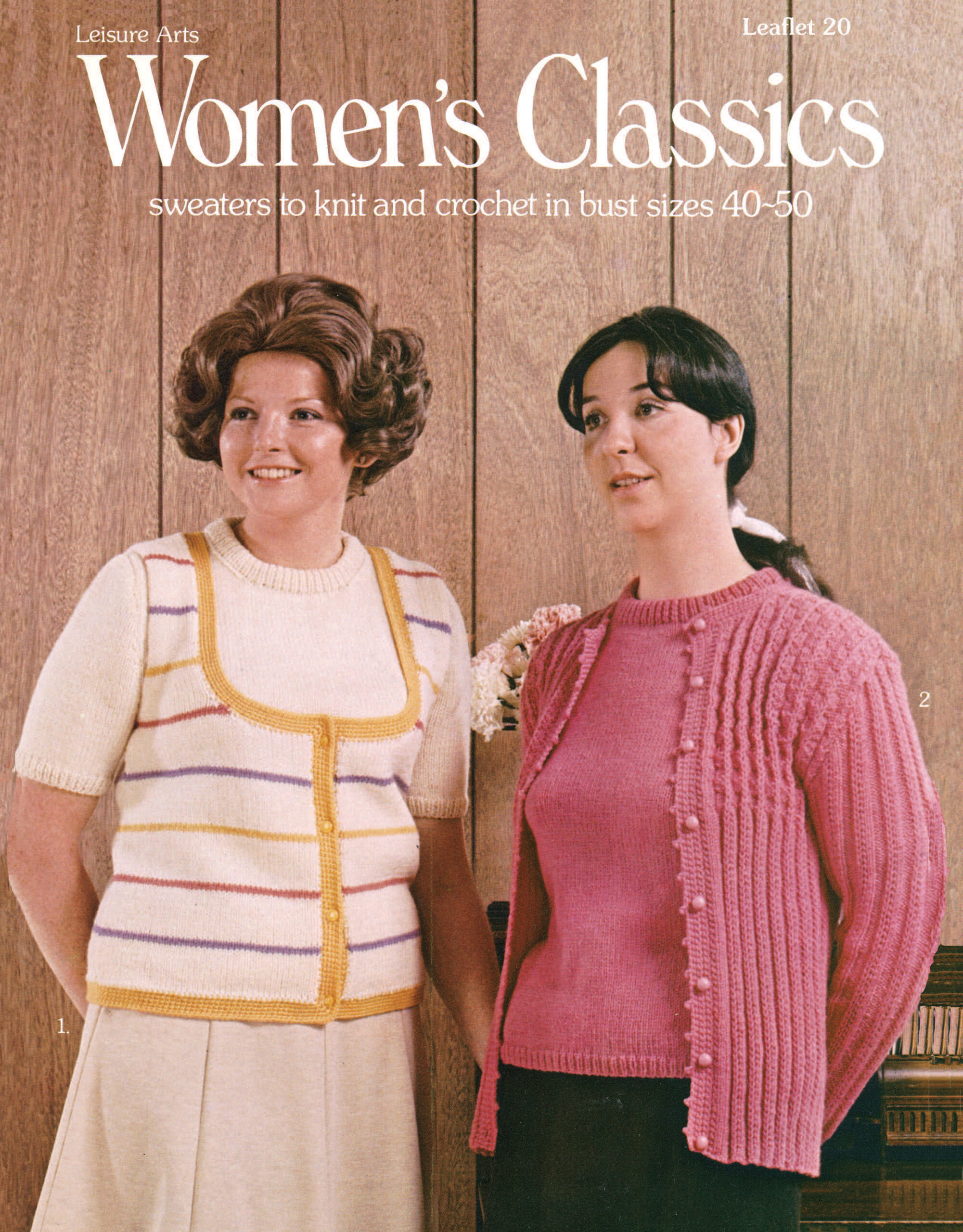 Leisure Arts Womens Classics Knit And Crochet Sweaters eBook