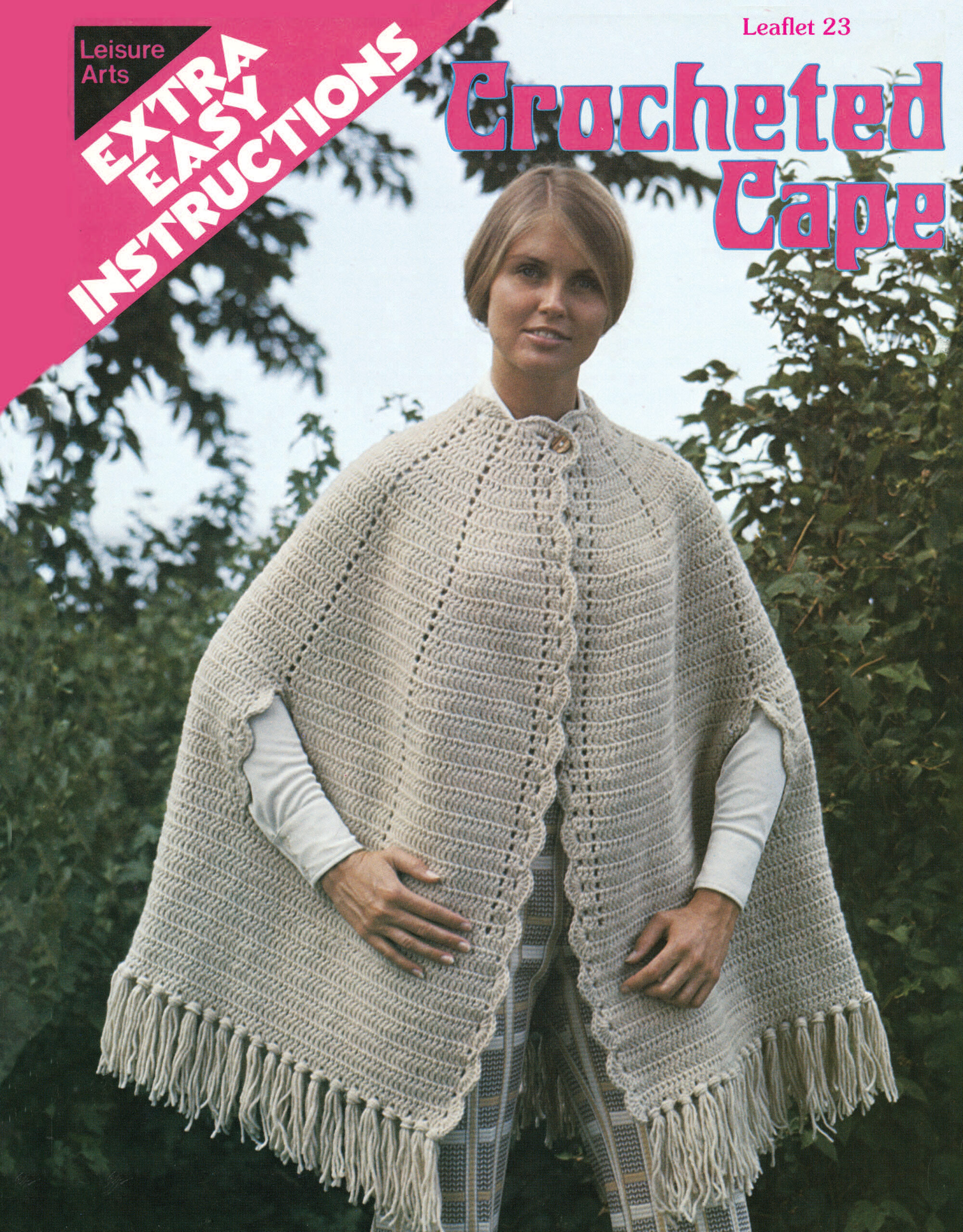 Leisure Arts Crocheted Cape eBook