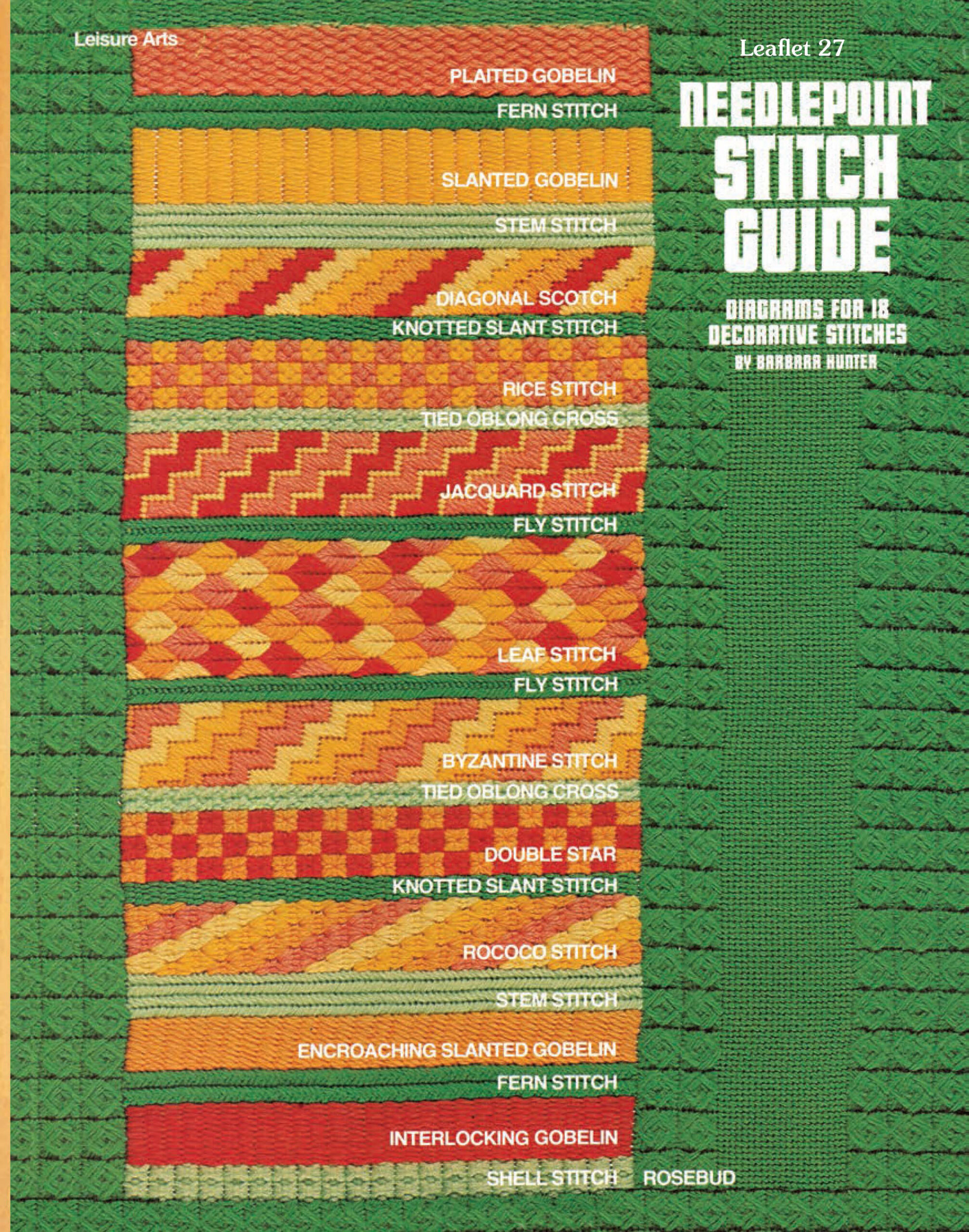 Leisure Arts Needlepoint Stitch Guide eBook