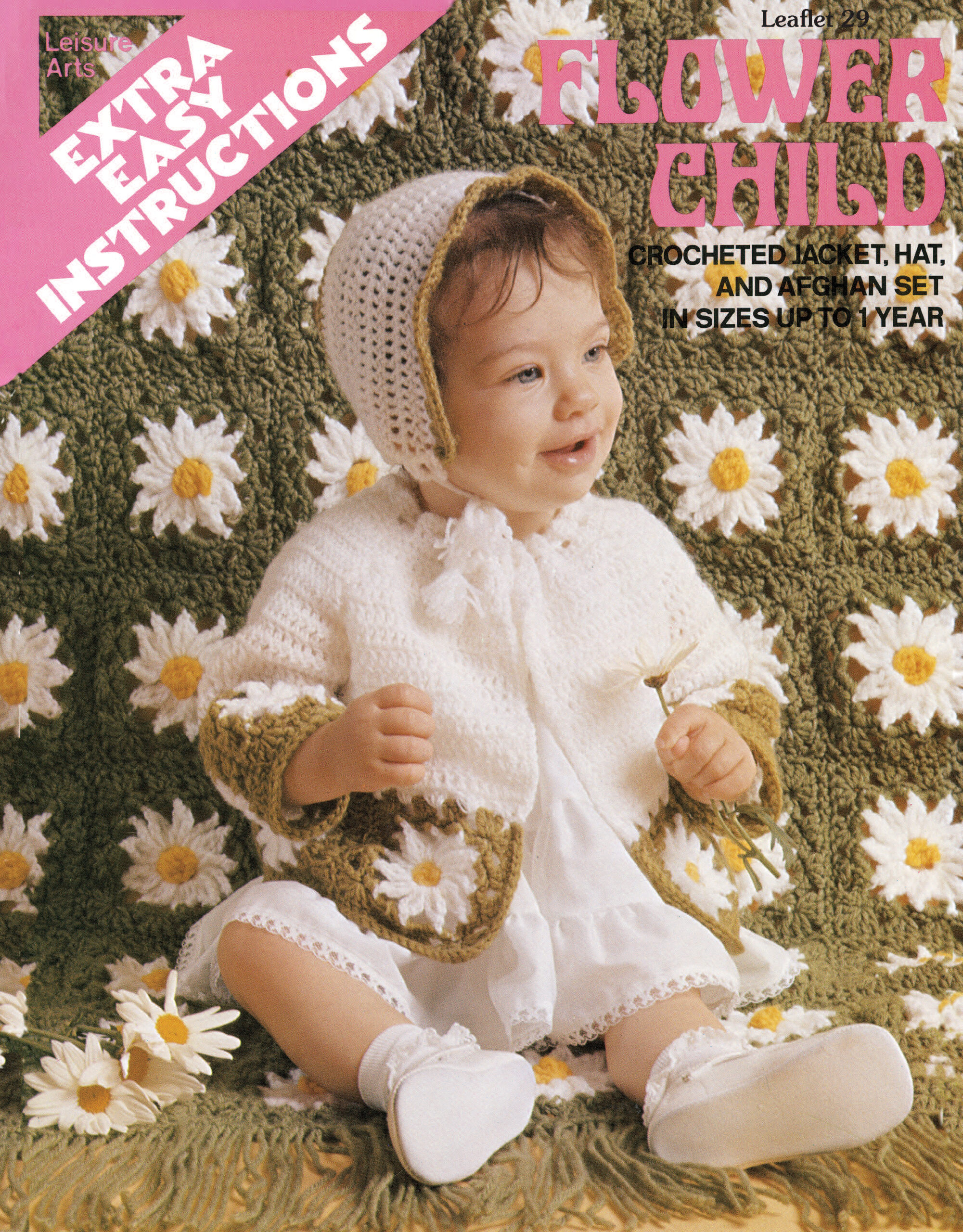 Leisure Arts Flower Child Crochet eBook