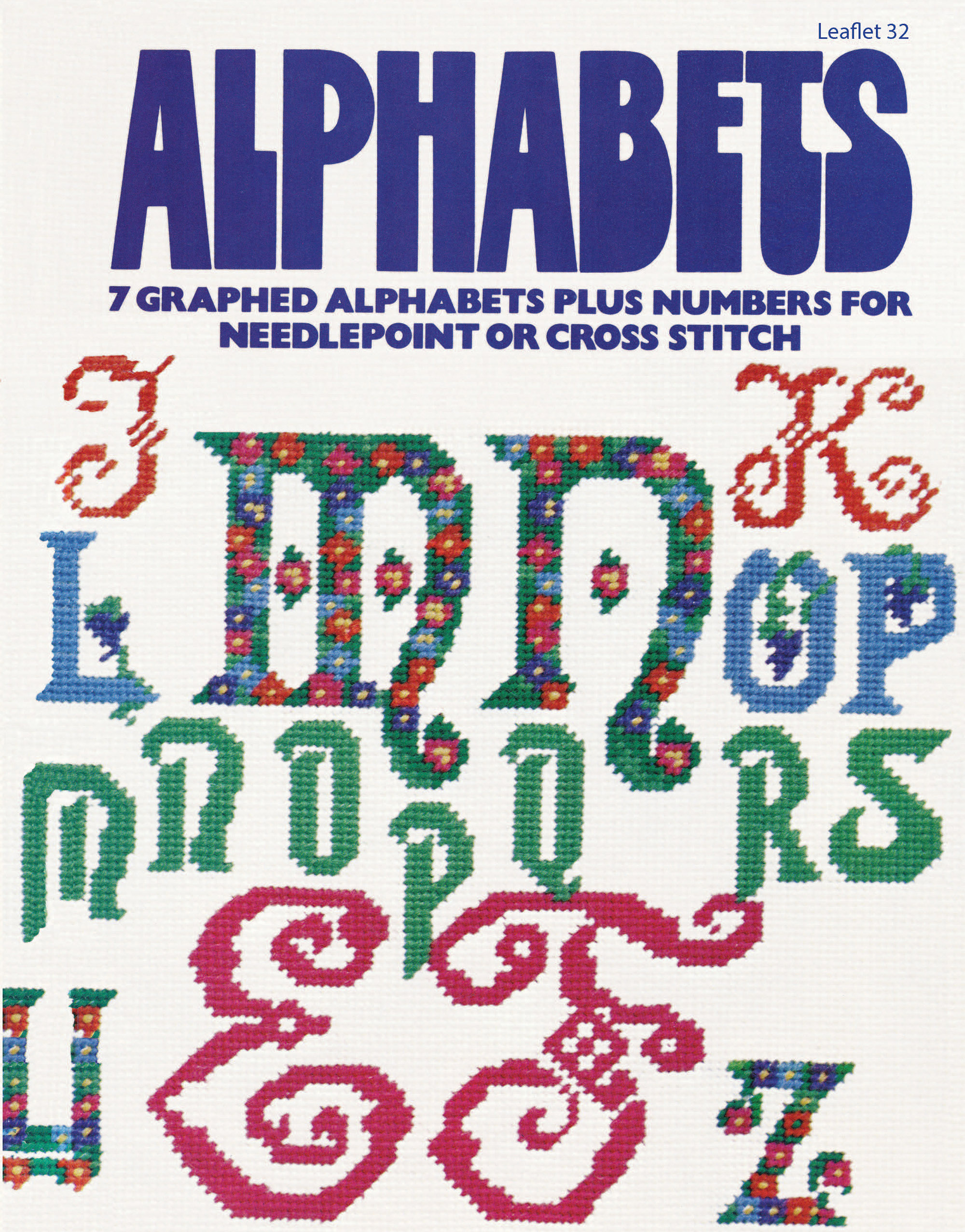 Leisure Arts Alphabets Stitchery eBook