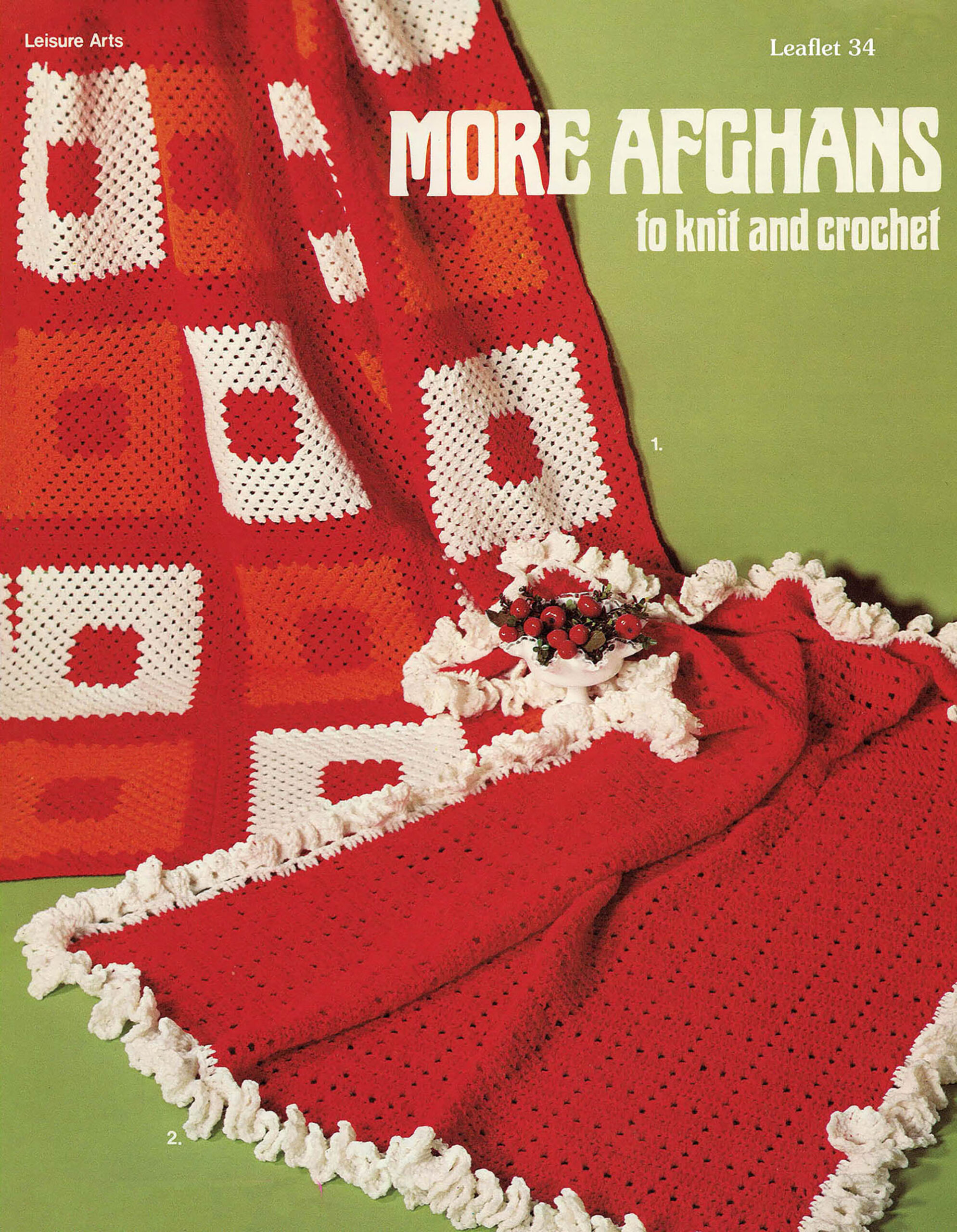 Leisure Arts More Afghans To Knit And Crochet eBook