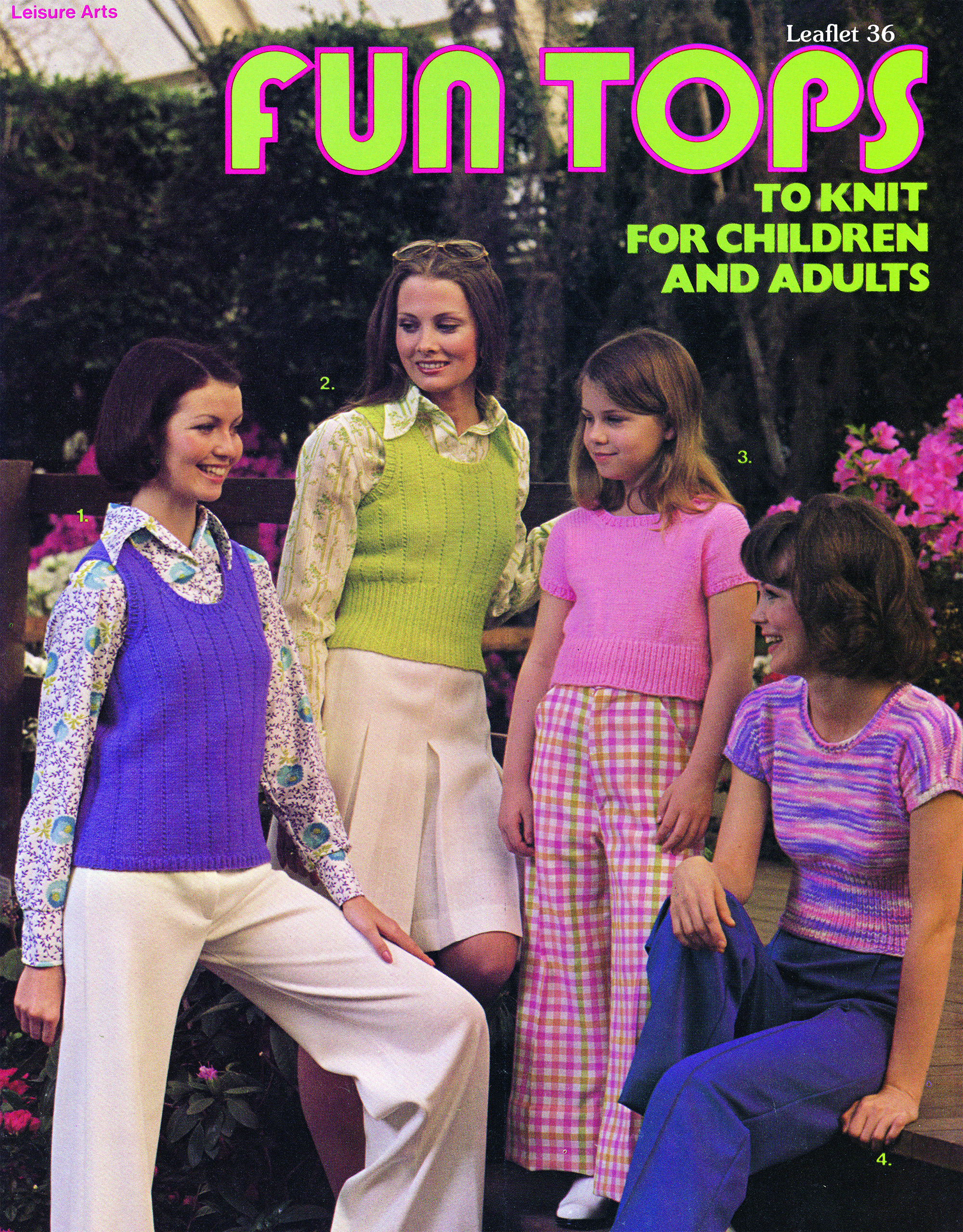 Leisure Arts eBook Tops To Knit For Children And Adults