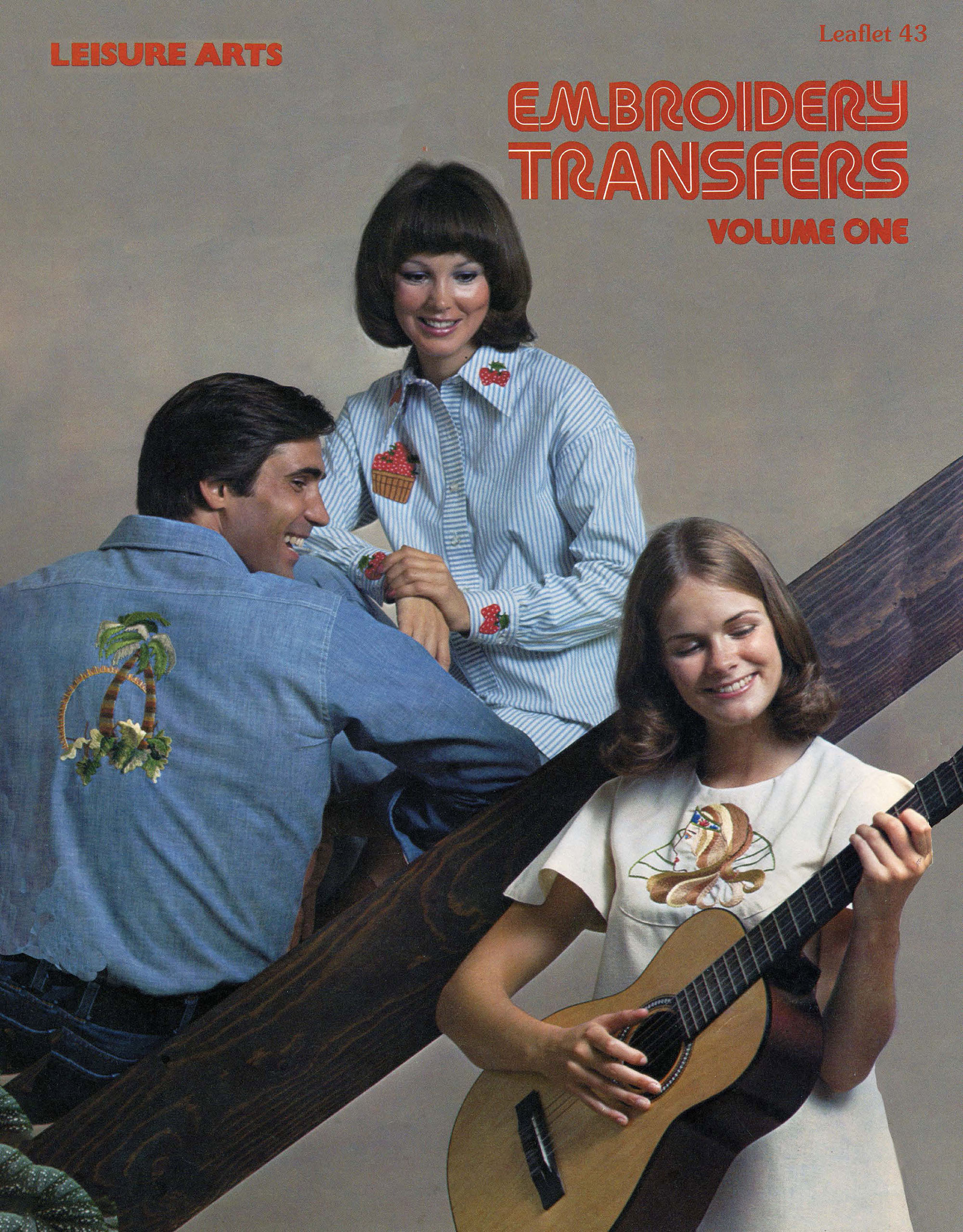 Leisure Arts Embroidery Transfers Volume One Stitchery eBook