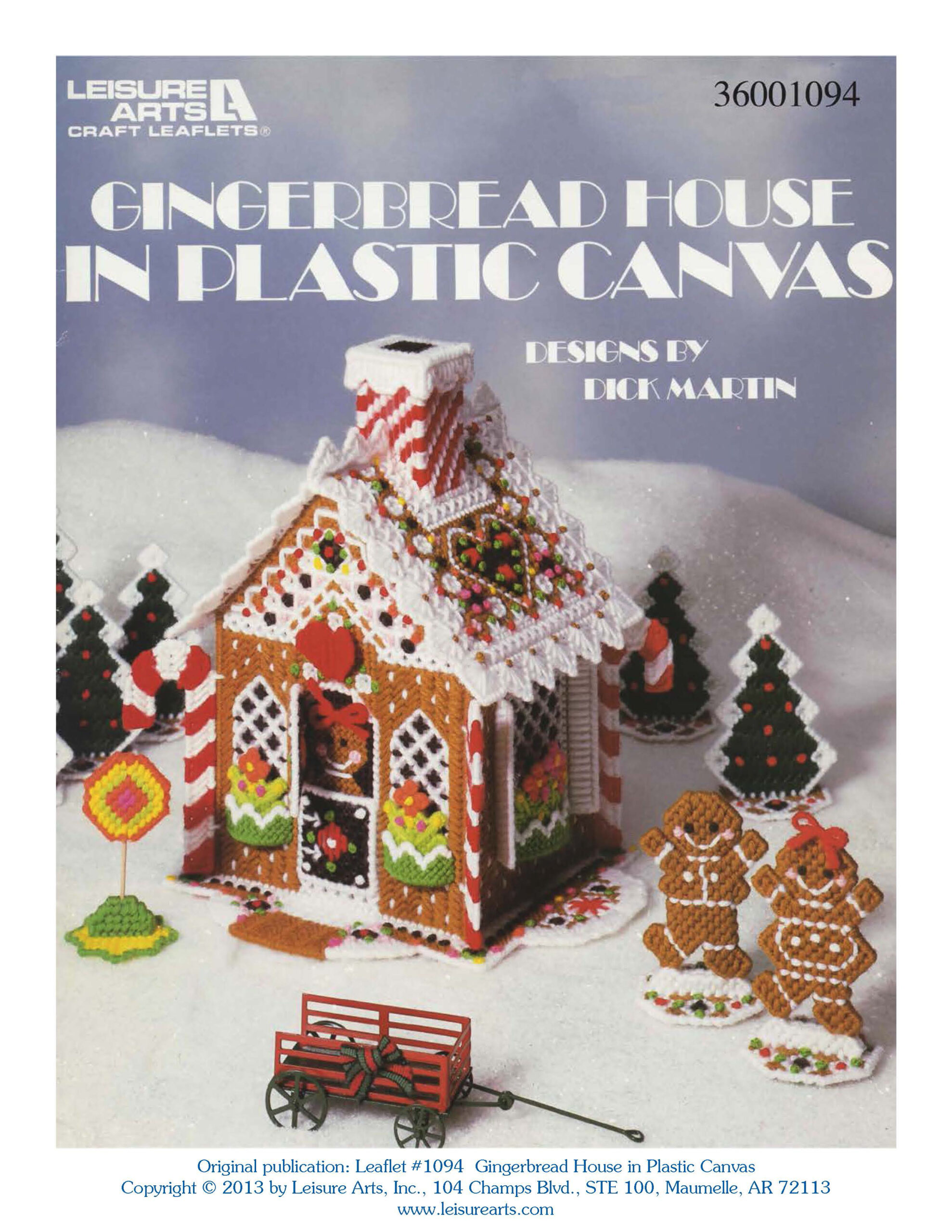 Leisure Arts Gingerbread House In Plastic Canvas eBook