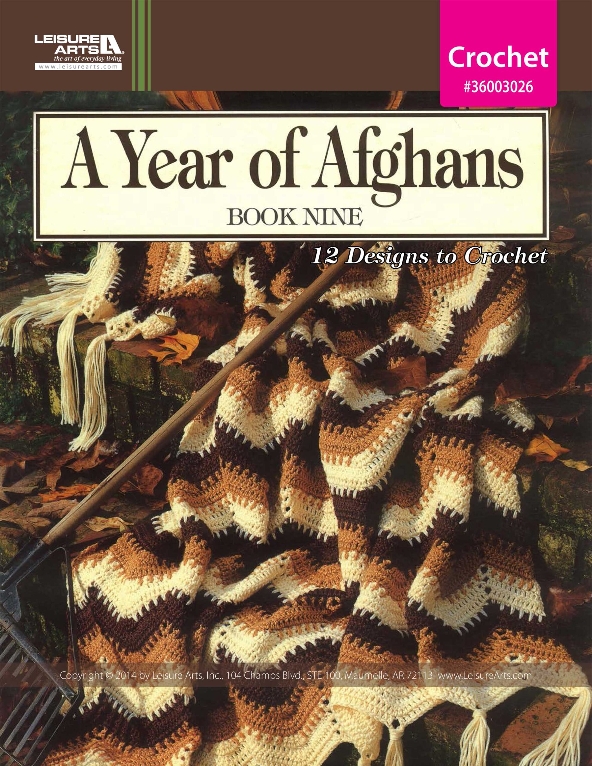Leisure Arts A Year of Afghans Book 9 Crochet eBook