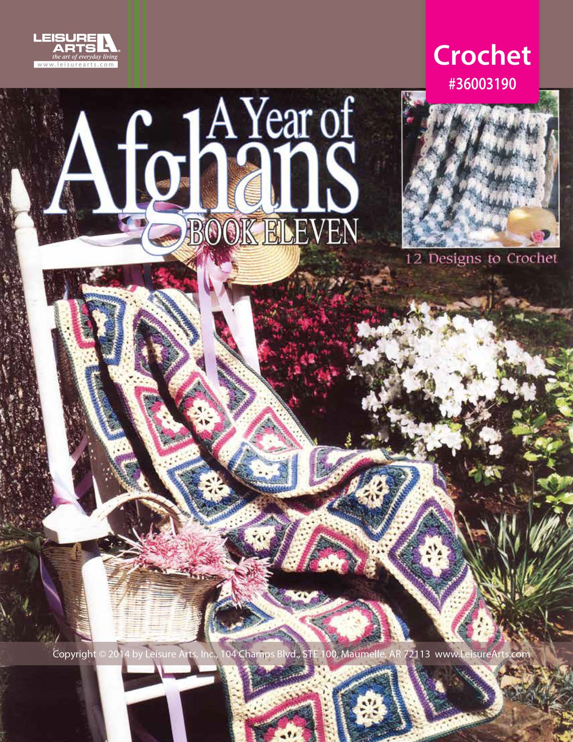 Leisure Arts A Year of Afghans Book 11 Crochet eBook