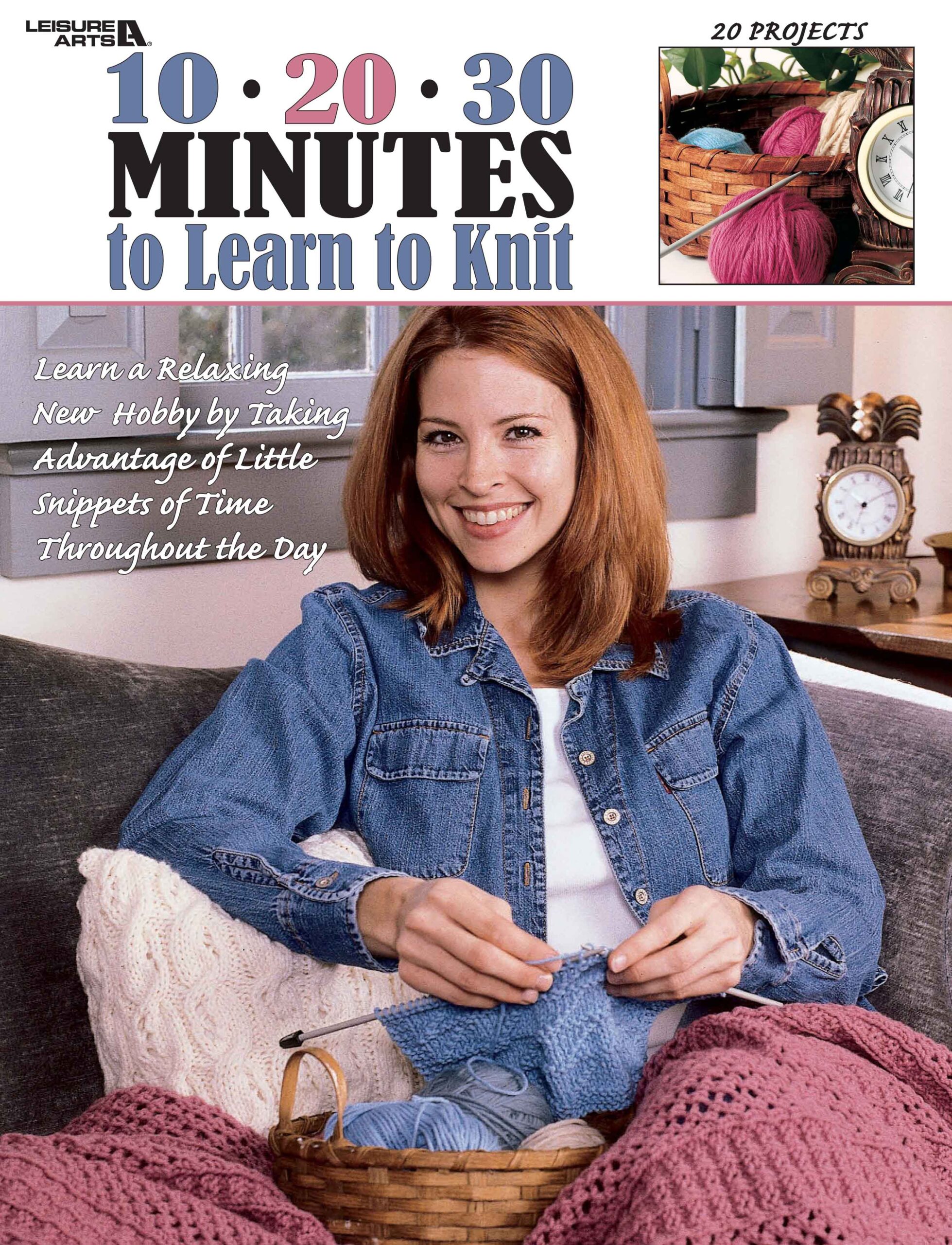 Leisure Arts eBook 102030 Minutes to Learn to Knit