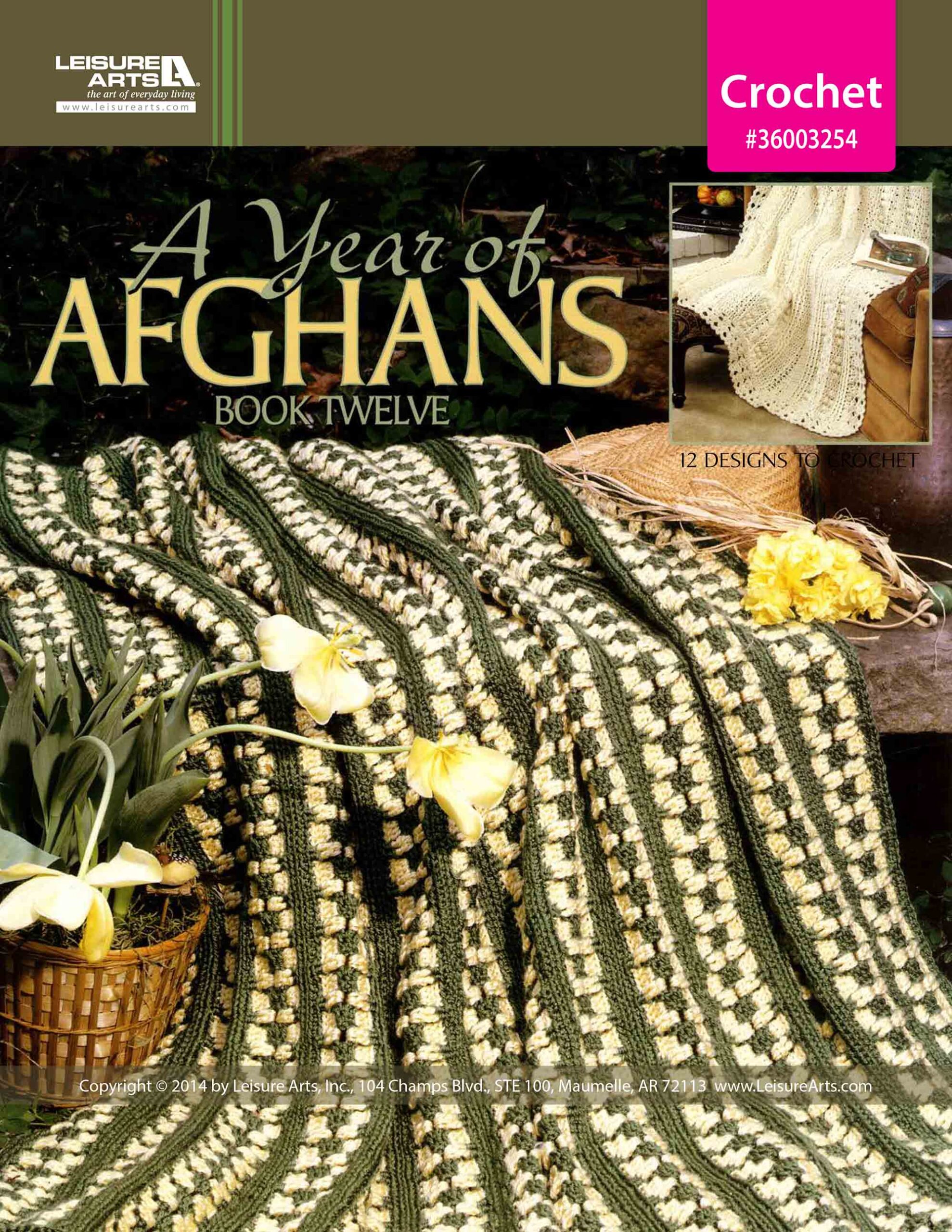 Leisure Arts A Year of Afghans Book 12 Crochet eBook