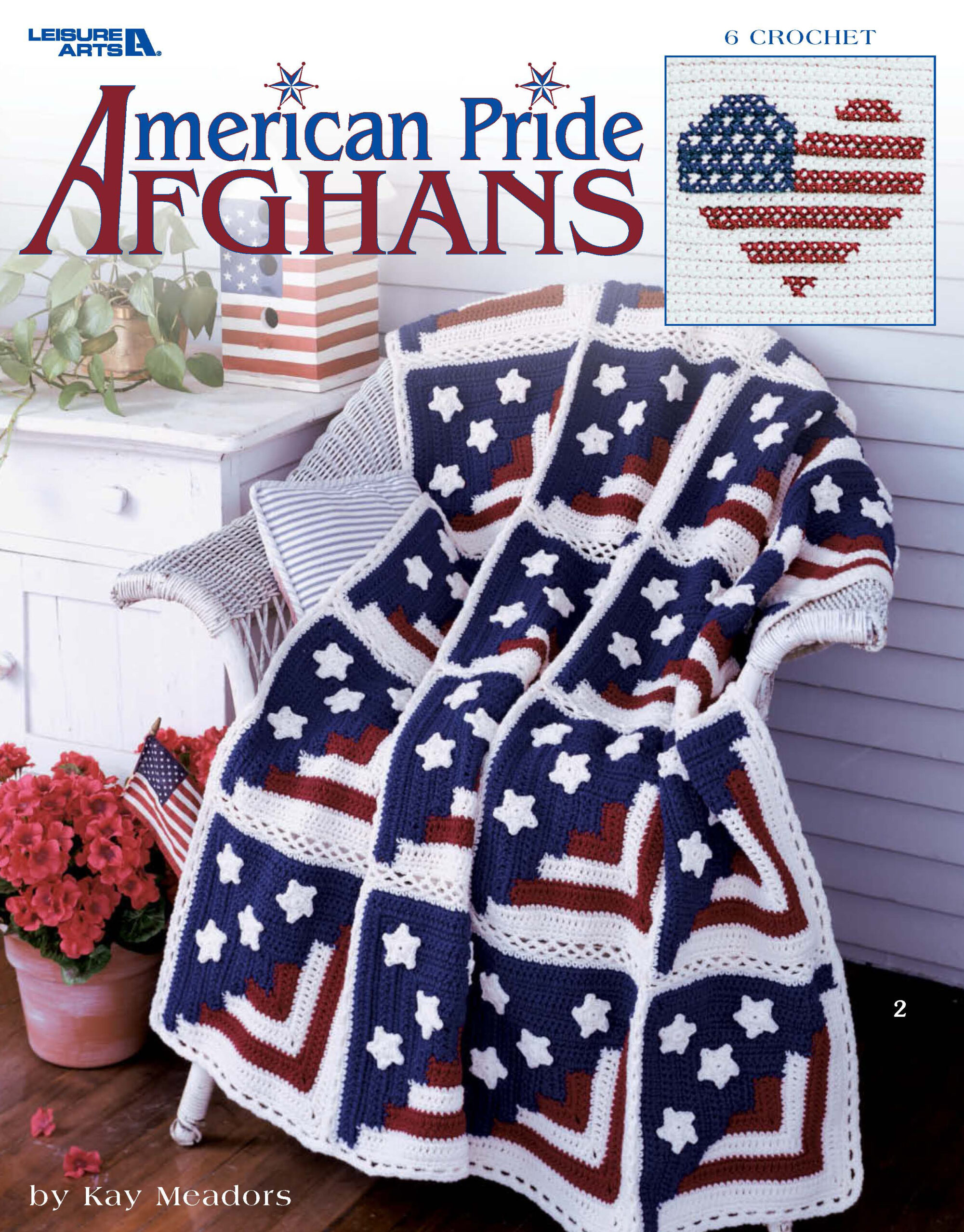 Leisure Arts American Pride Afghans Crochet eBook