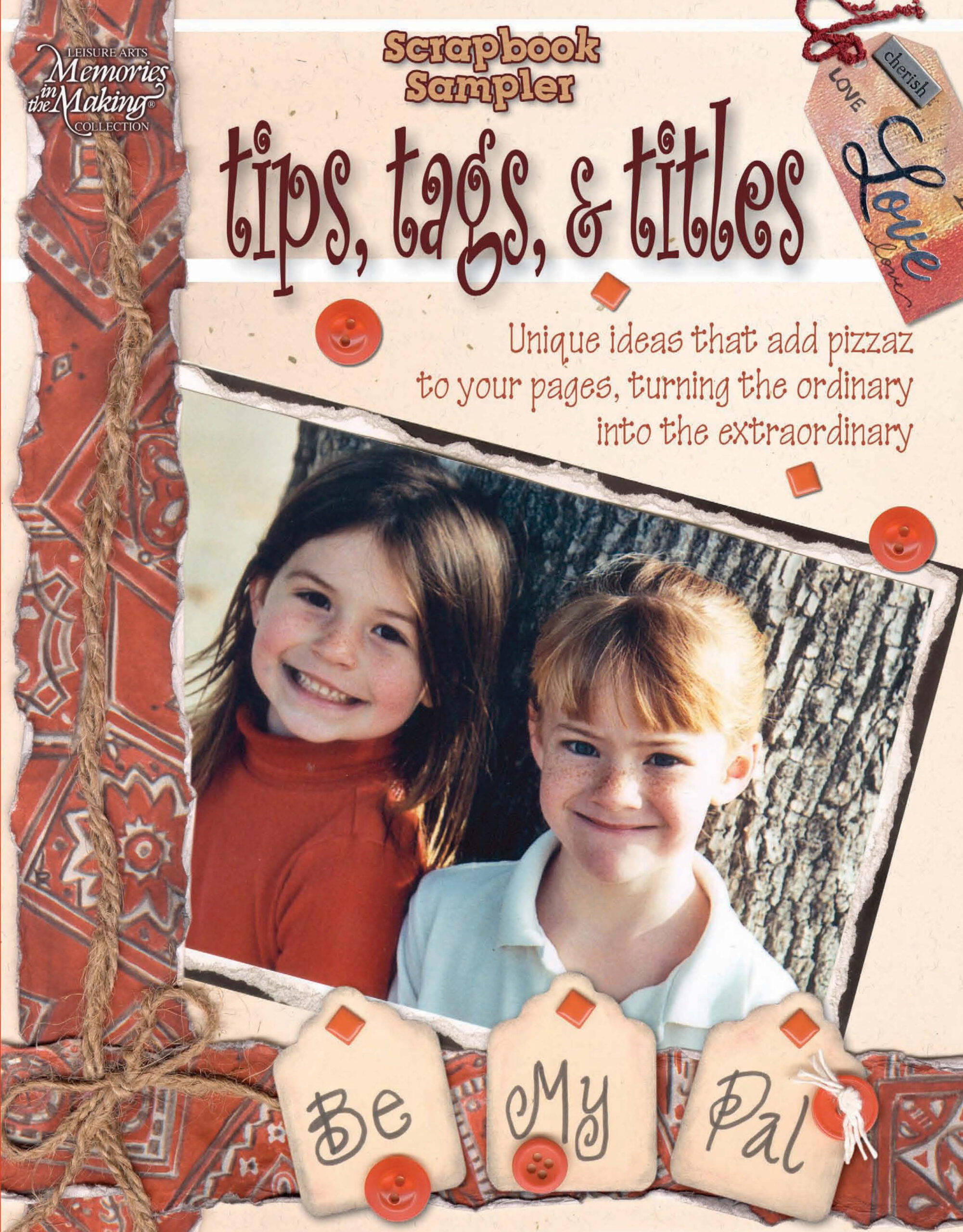 Leisure Arts Scrapbook Sampler Tips Tags Titles eBook