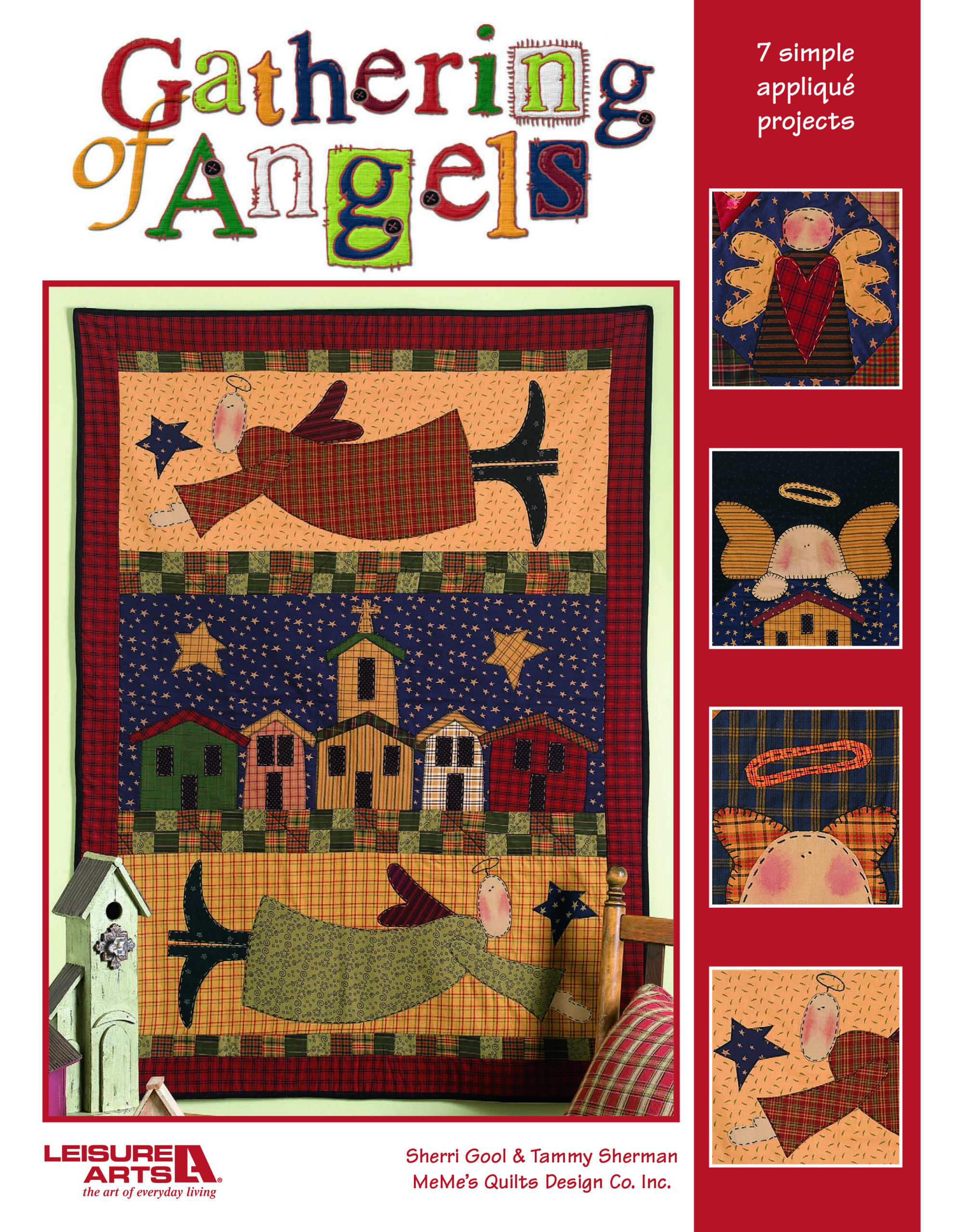 Leisure Arts Gathering Of Angels Quilt eBook