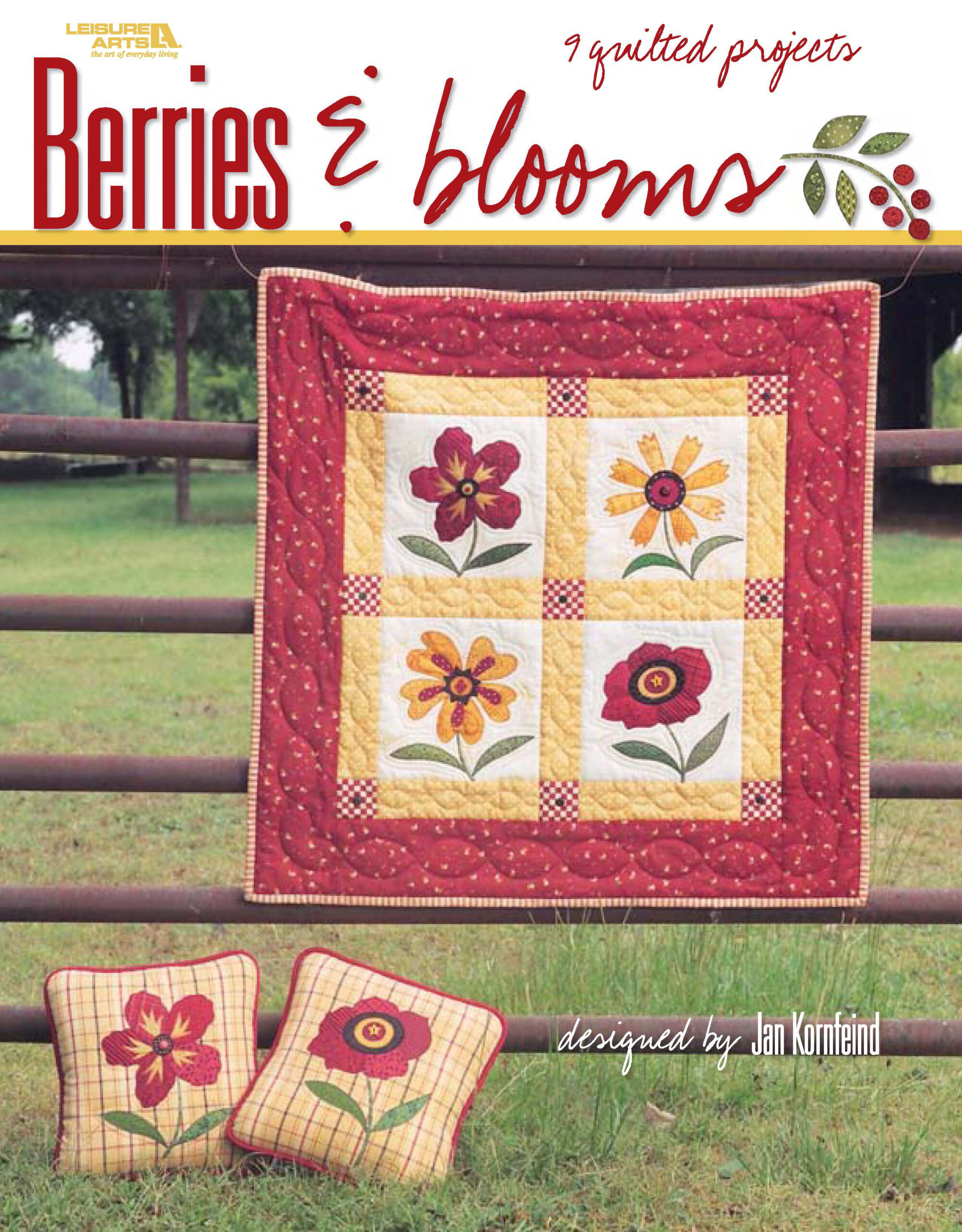 Leisure Arts Berries Blooms Quilt eBook