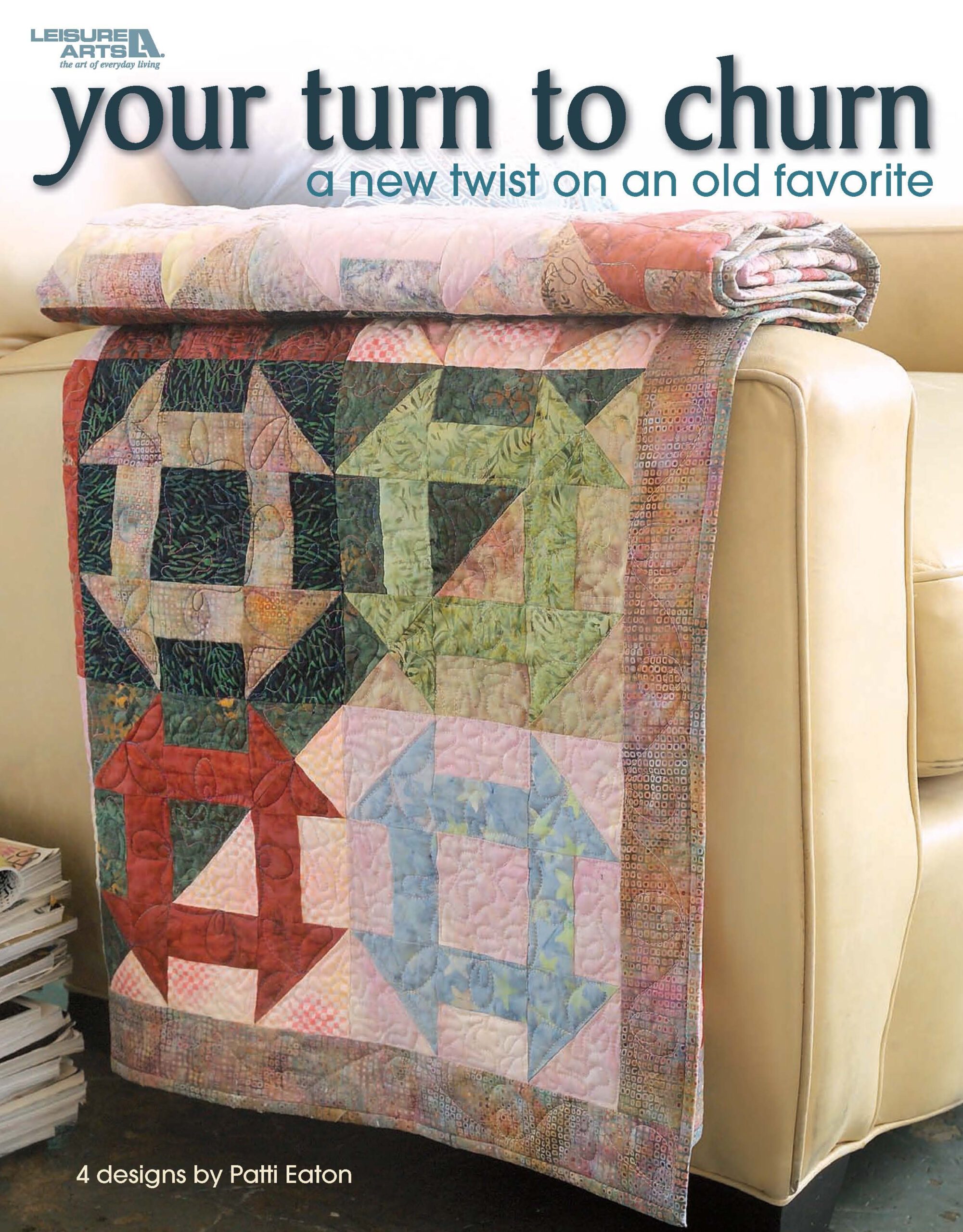 Leisure Arts Your Turn To Churn Quilt eBook