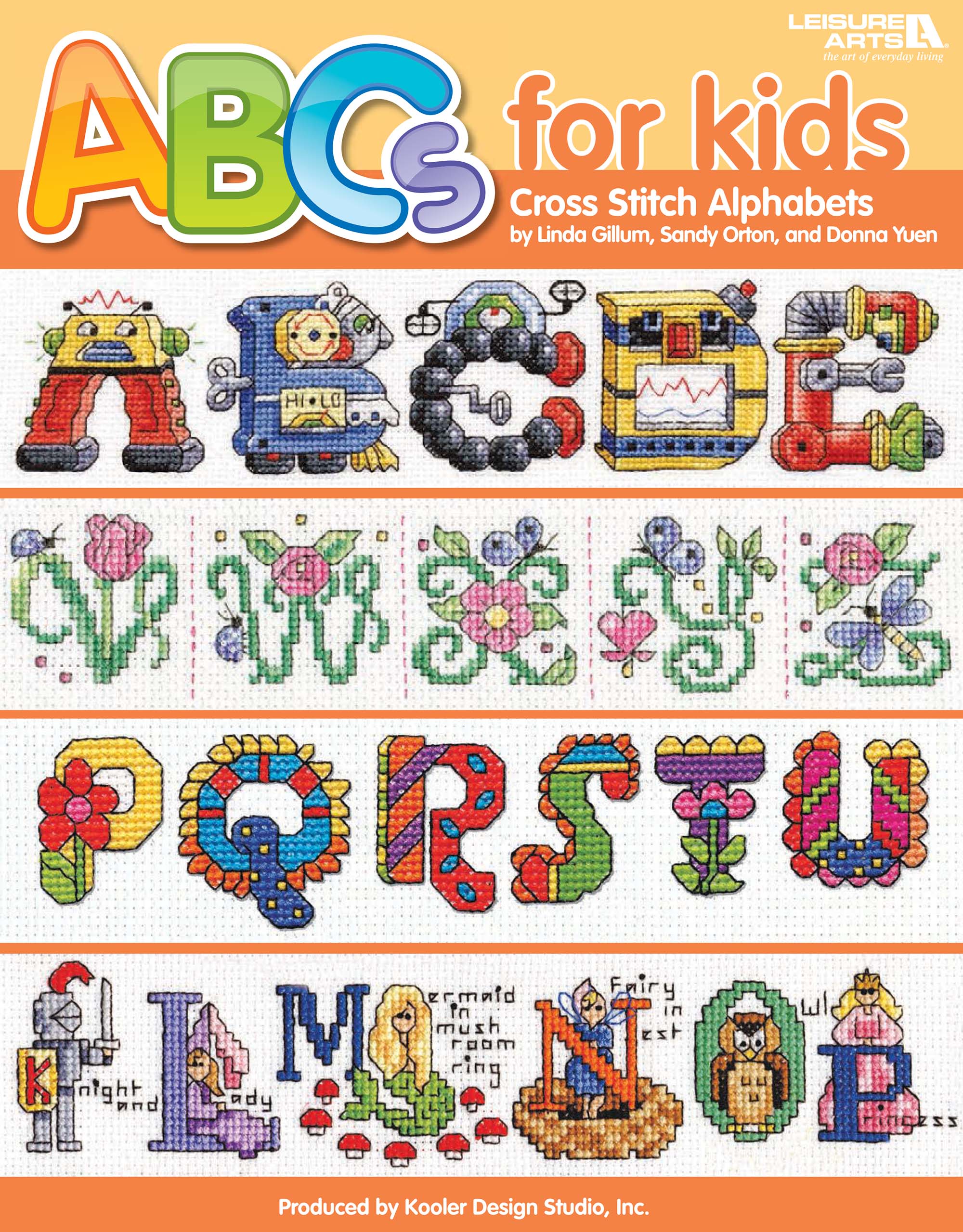 Leisure Arts ABCs for Kids Cross Stitch Alphabets eBook