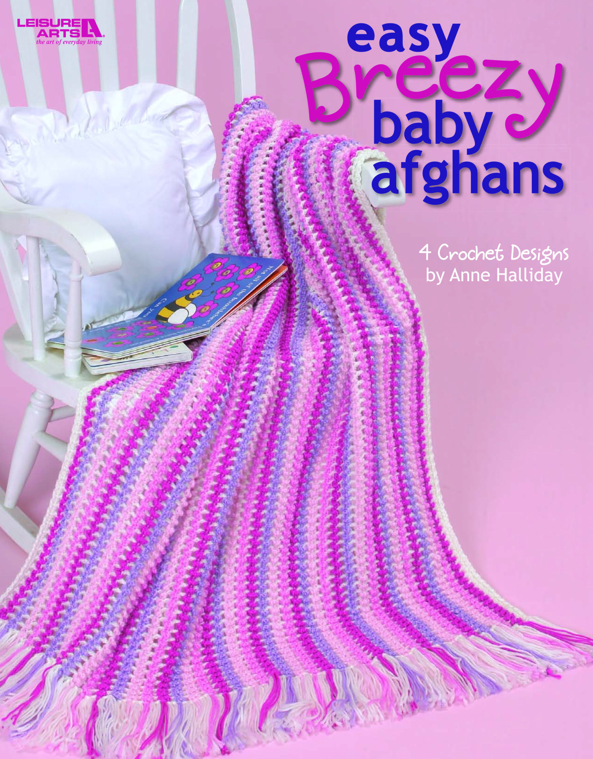 Leisure Arts Easy Breezy Baby Afghans Crochet eBook